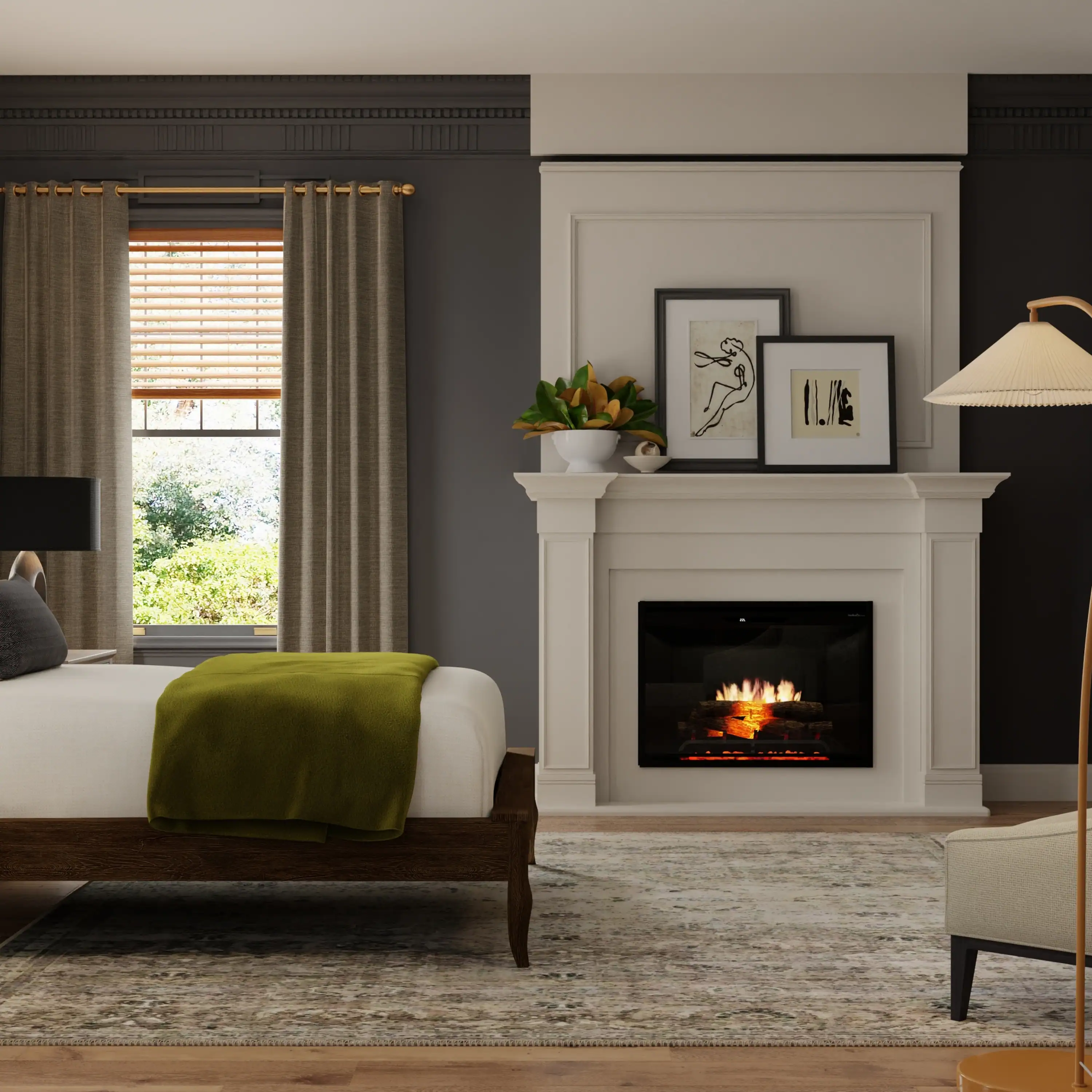 Dimplex Revillusion 42-Inch Built-In Electric Firebox in Black with internal LED Lighting (REV42-BL) - Image 3