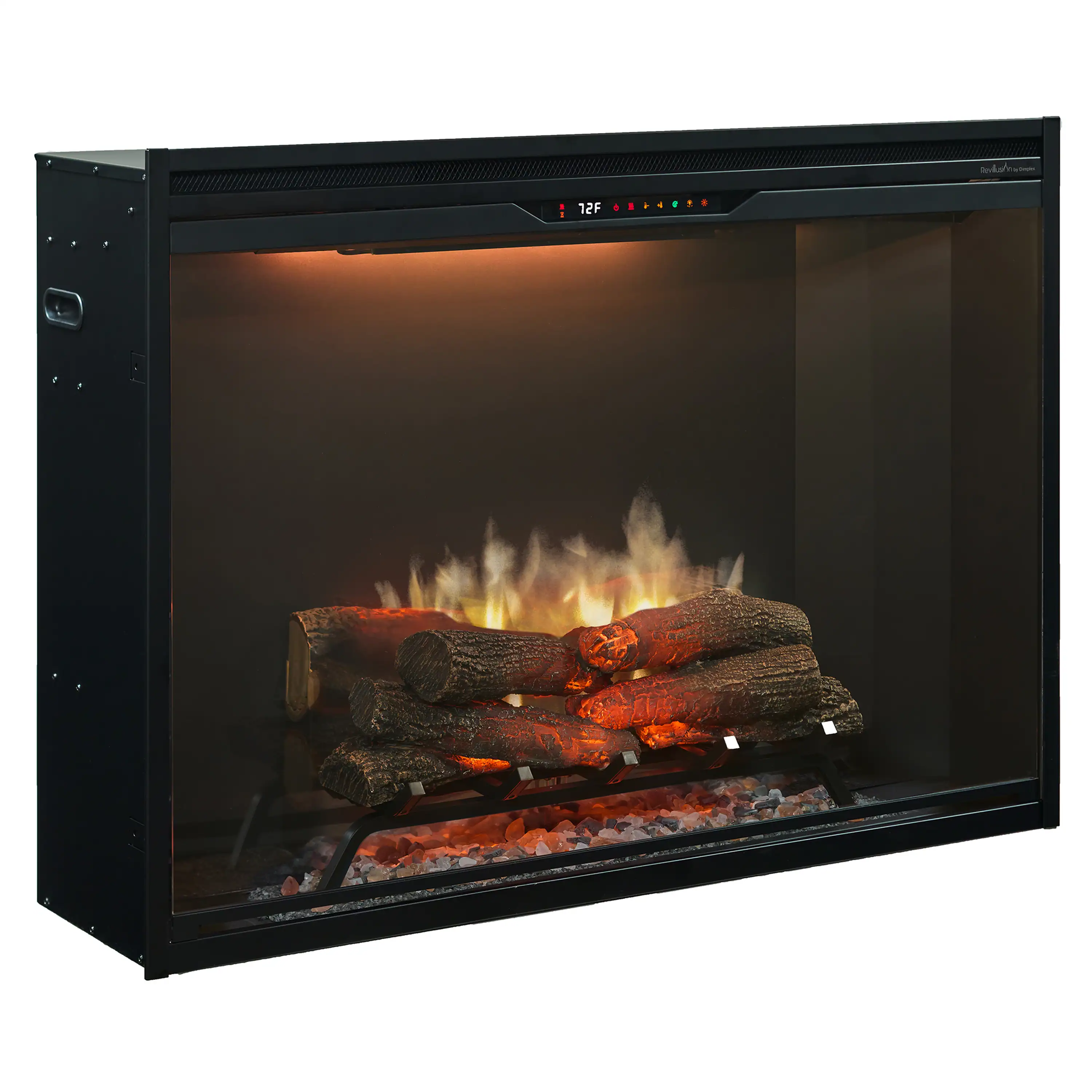 Dimplex Revillusion 42-Inch Built-In Electric Firebox in Black with internal LED Lighting (REV42-BL) - Image 5