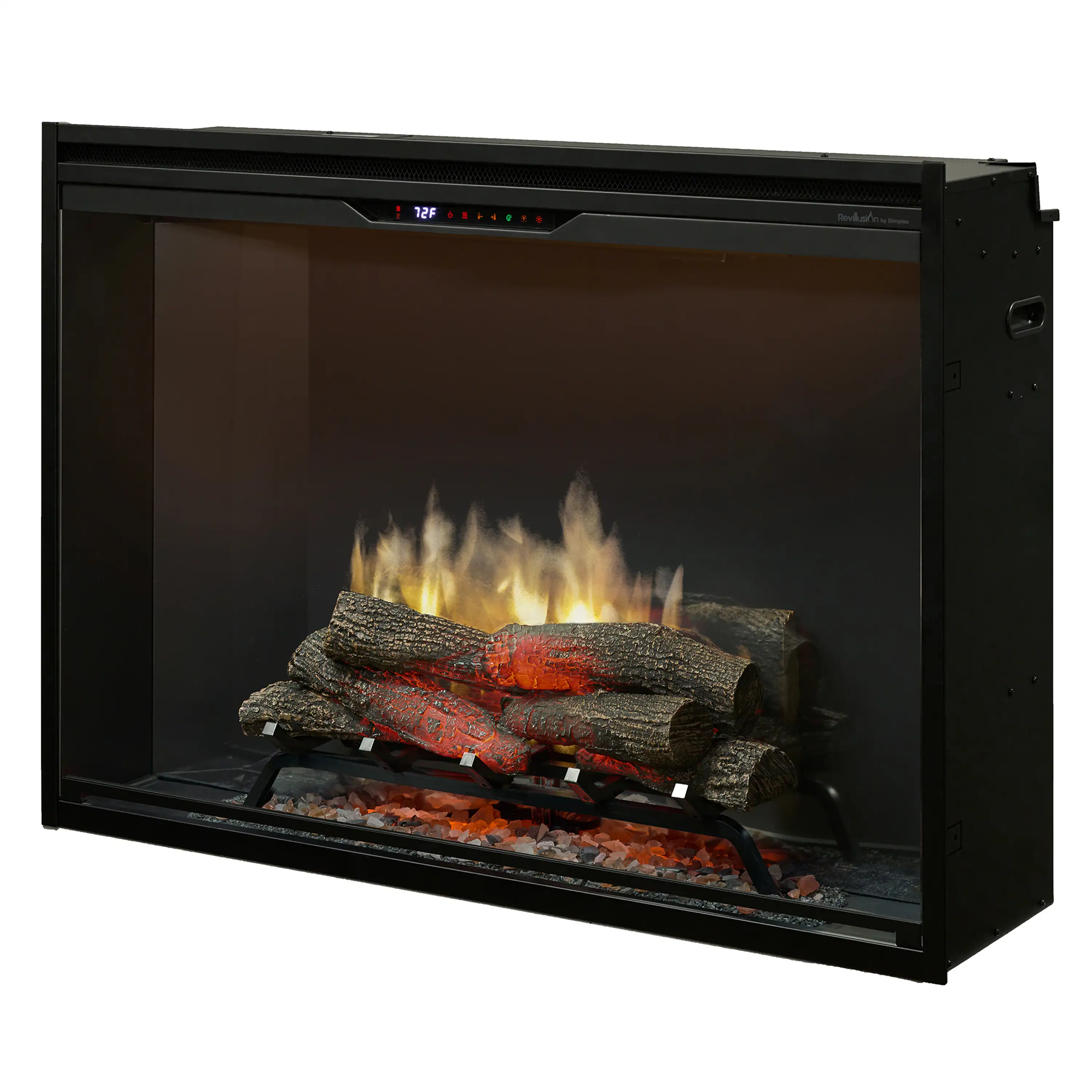Dimplex Revillusion 42-Inch Built-In Electric Firebox in Black with internal LED Lighting (REV42-BL) - Image 6