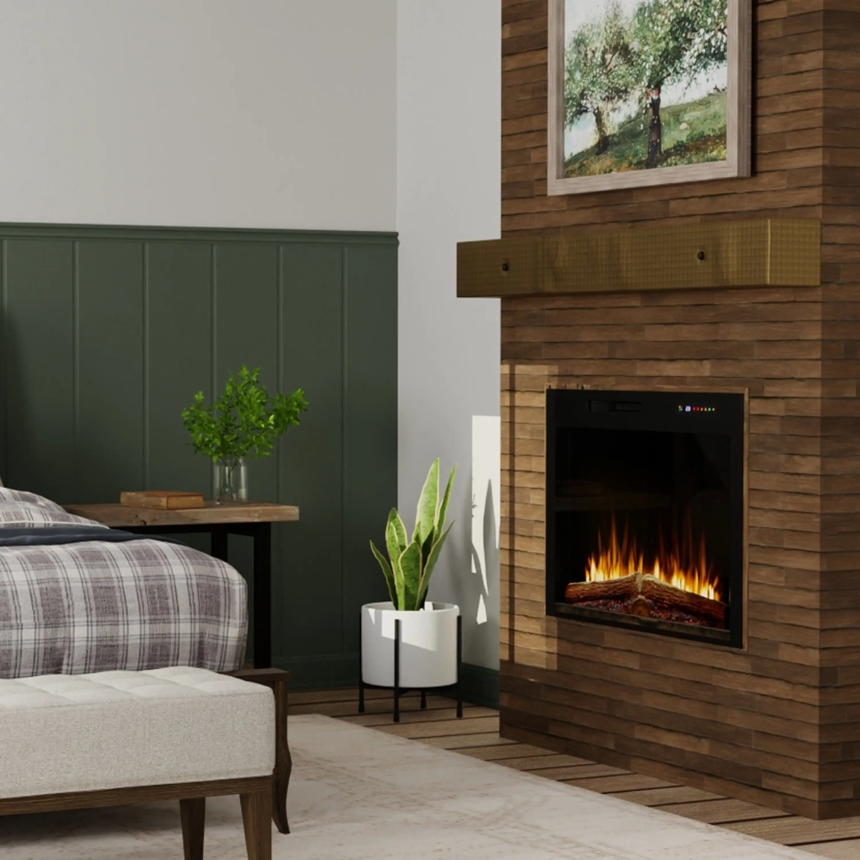 Dimplex Vital Spark 42-Inch Built-in 1500W Electric Firebox with 13 Flame Colors (SPK42) - Image 3