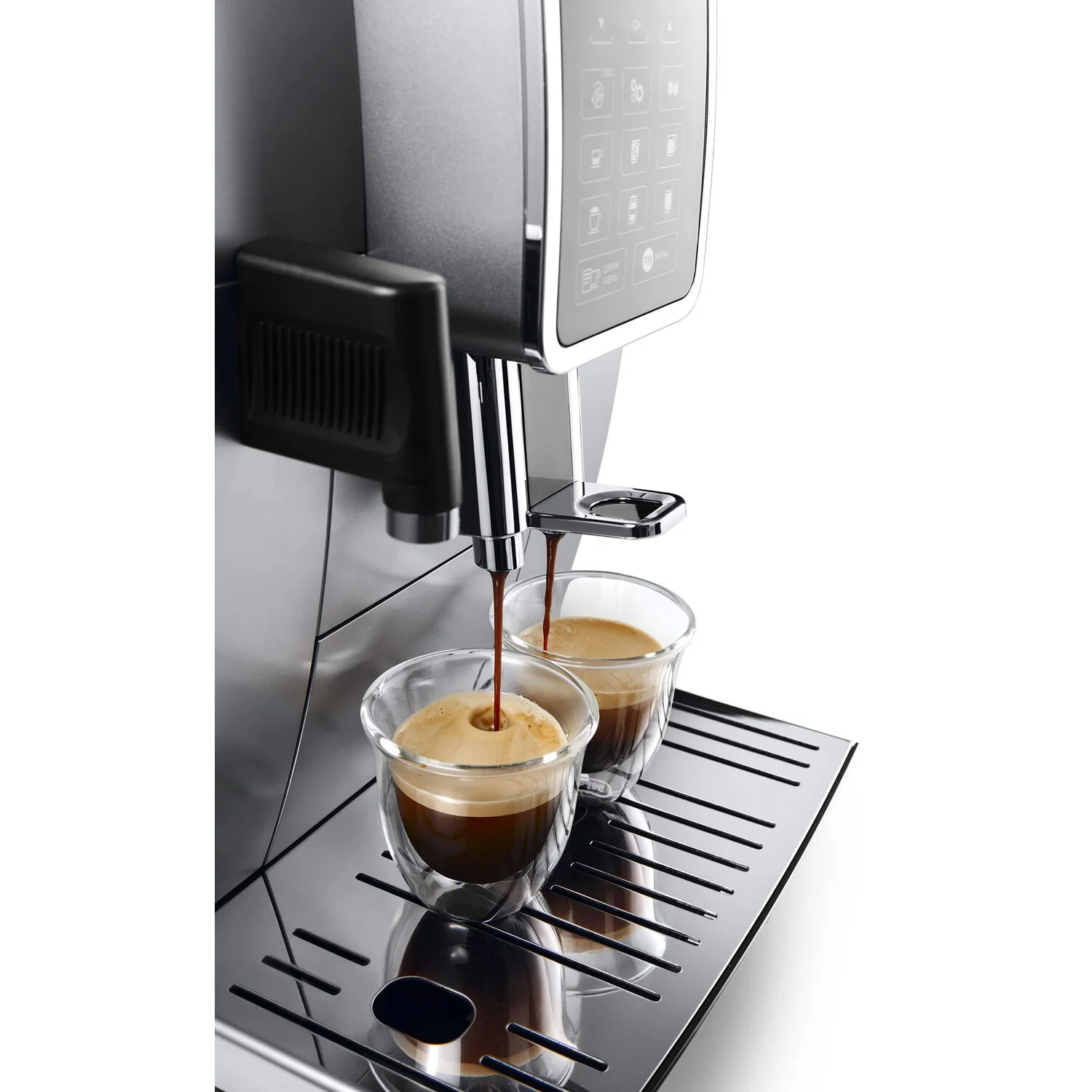 De'Longhi Dinamica with LatteCrema Super Automatic Espresso Machine in Silver (ECAM35075SI) - Image 12