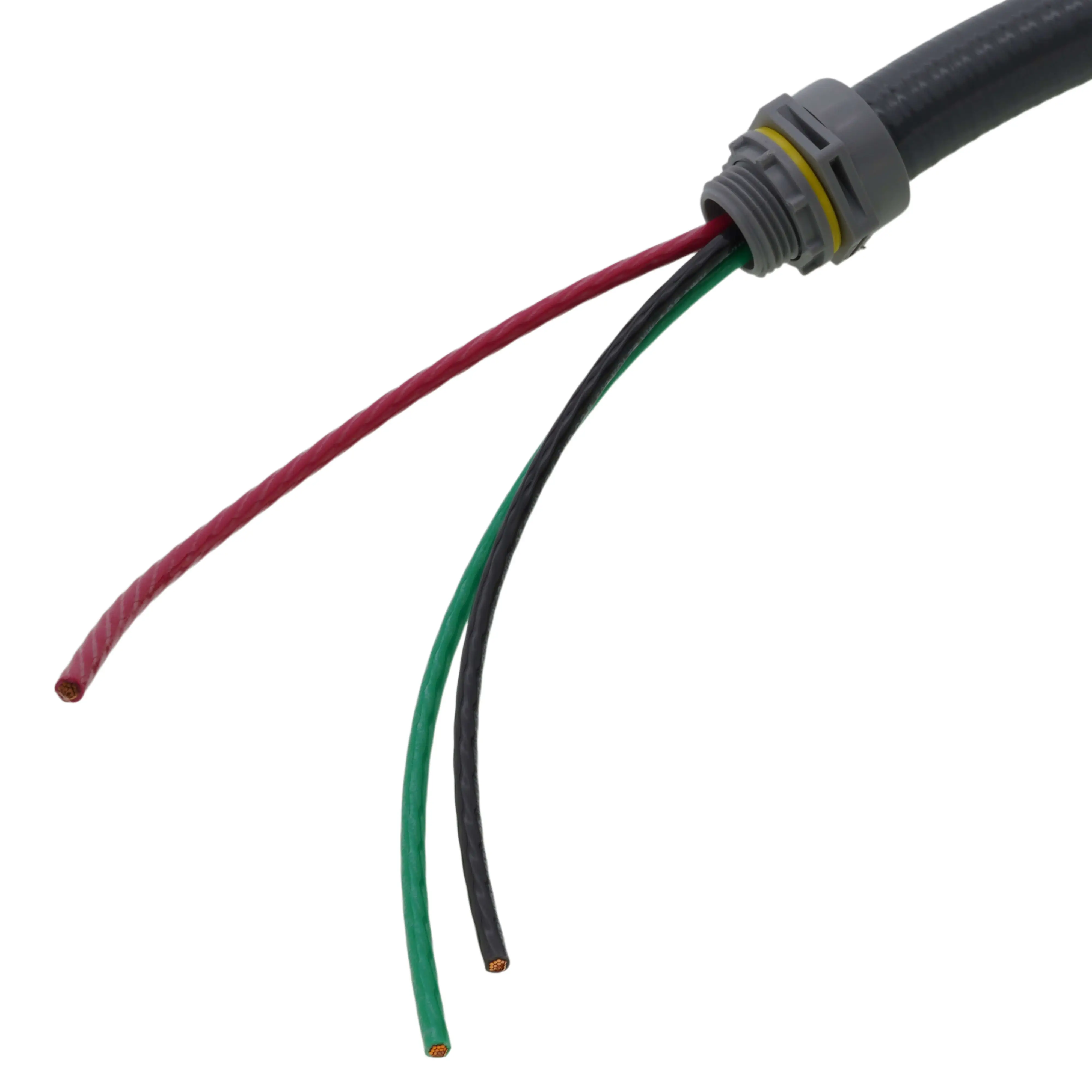 DiversiTech 1/2-Inch x 6 Ft Non Metallic Electrical Whip with #10 Wire (6-12-6NM) - Image 3
