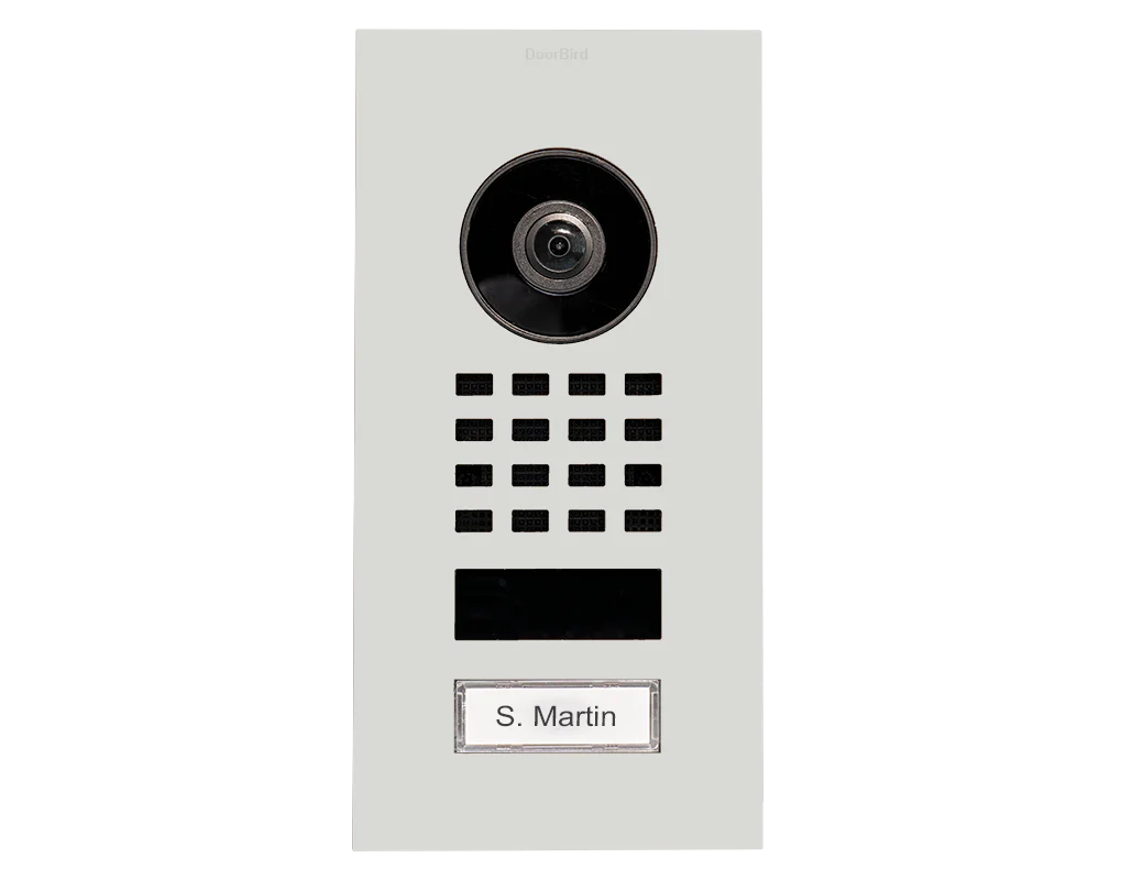 DoorBird D1101FV Fingerprint 50 Surface-Mount IP Video Door Station, 1 Call Button in  Stainless Steel V4A - Image 2