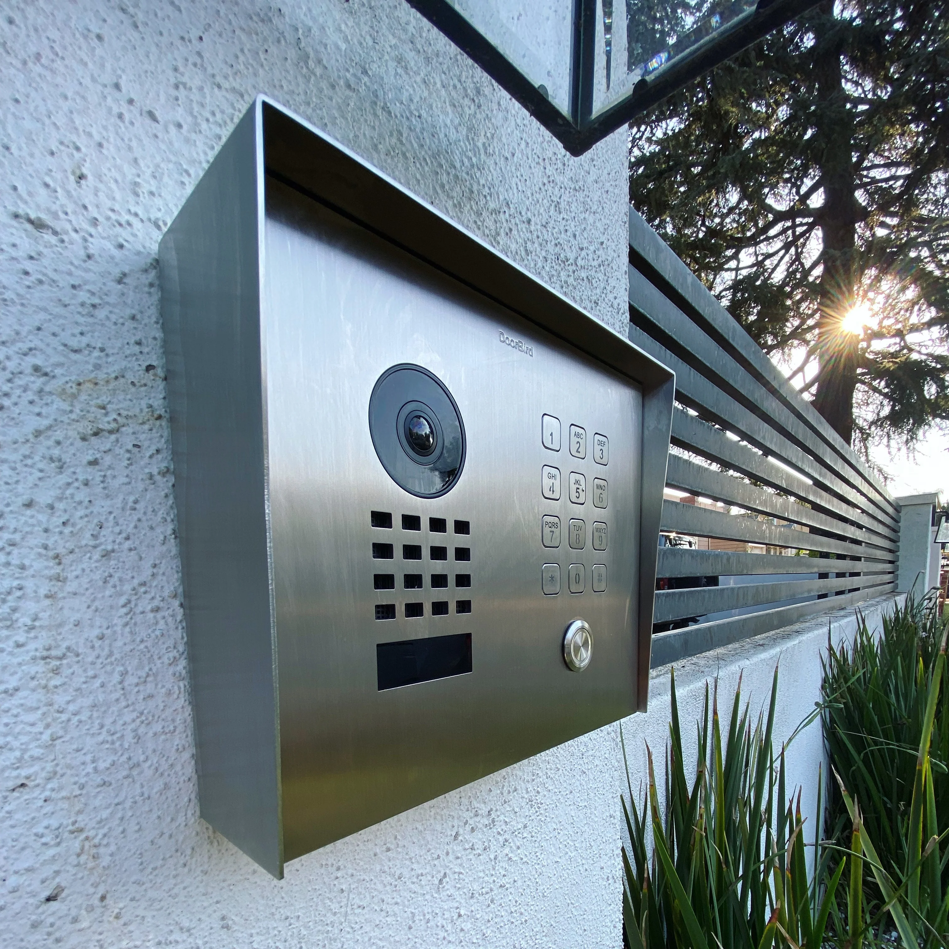 DoorBird D1101KH Classic Surface-Mount IP Video Door Station, 1 Call Button in  Stainless Steel V2A - Image 2