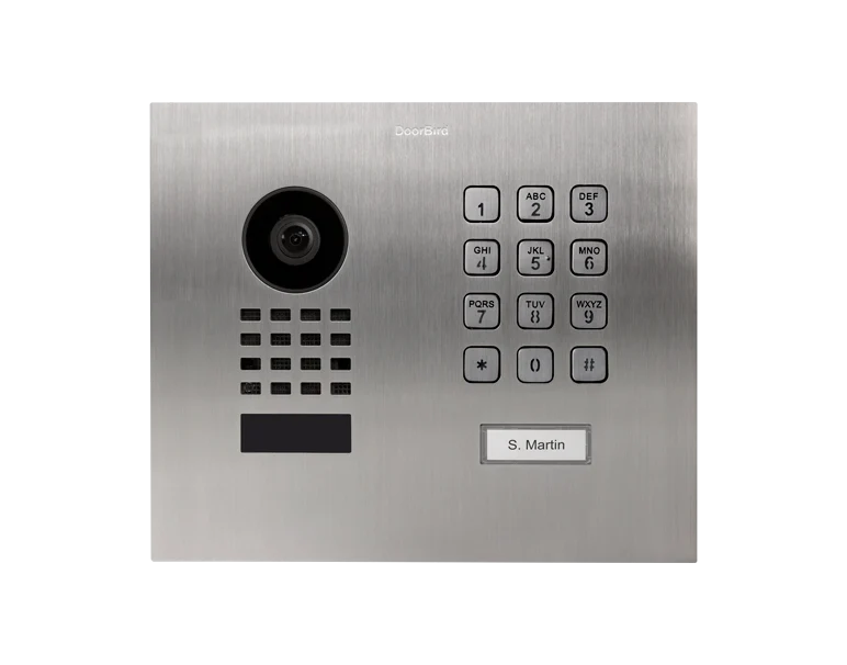 DoorBird D1101KH Modern Flush-Mount IP Video Door Station, 1 Call Button in Stainless Steel V2A - Image 3