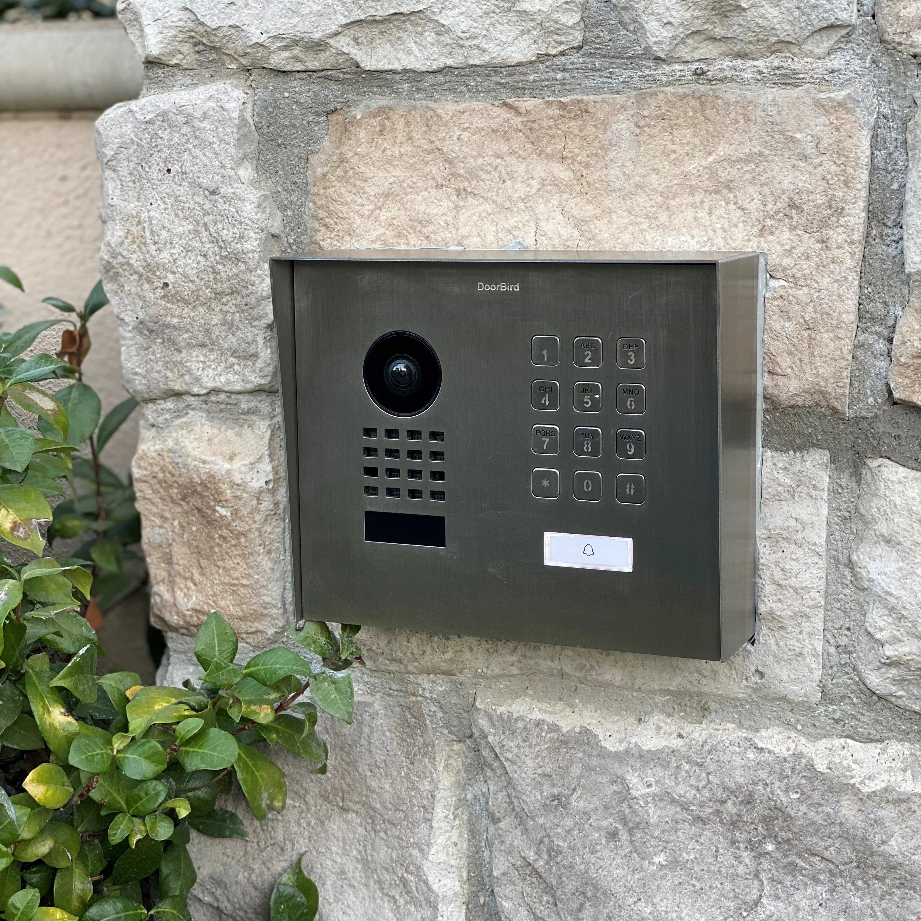 DoorBird D1101KH Modern Surface-Mount IP Video Door Station, 1 Call Button in  Stainless Steel V2A - Image 2