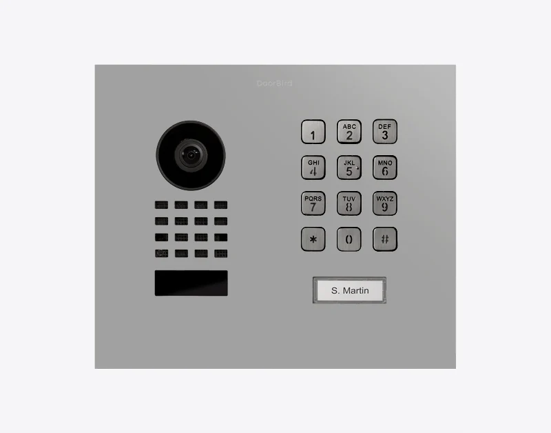DoorBird D1101KH Modern Flush-Mount IP Video Door Station in Pure White, RAL 9010 - Image 3