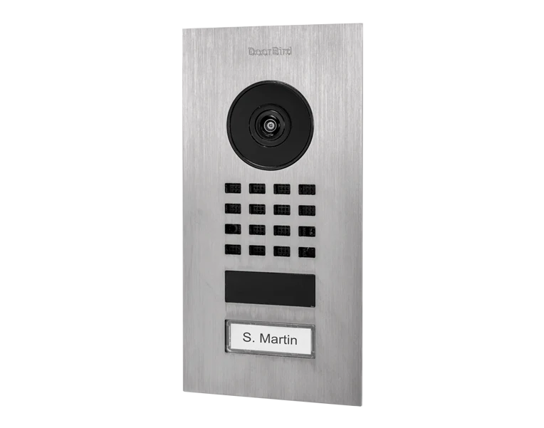 DoorBird D1101V Flush-Mount IP Video Intercom, 1 Call Button in Signal Yellow, RAL 1003 - Image 3