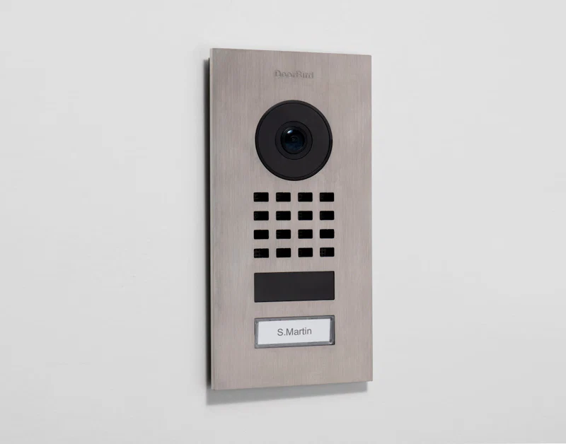DoorBird D1101V Flush-Mount IP Video Intercom, 1 Call Button in Signal Yellow, RAL 1003 - Image 5