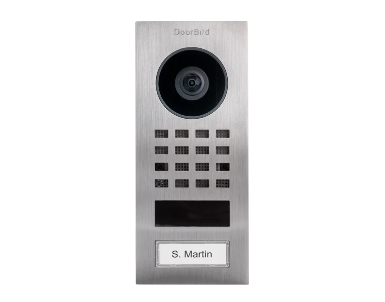 DoorBird D1101V Surface-Mount IP Video Intercom, 1 Call Button in Stainless Steel V4A - Image 2