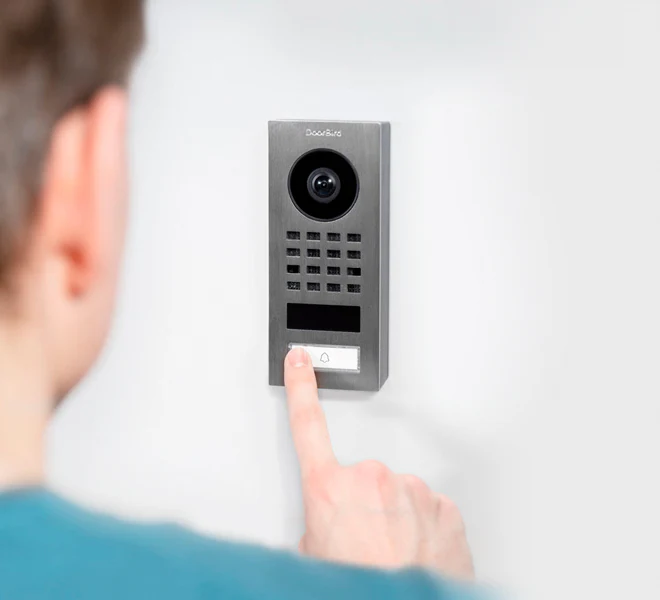DoorBird D1101V Surface-Mount IP Video Intercom in Flame Red, RAL 3000 - Image 5