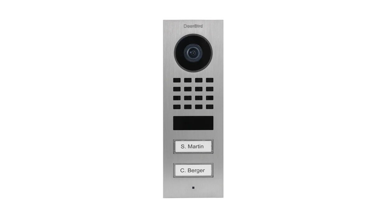 DoorBird D1102V Surface-Mount IP Video Door Station in White Aluminium, RAL 9006 - Image 3
