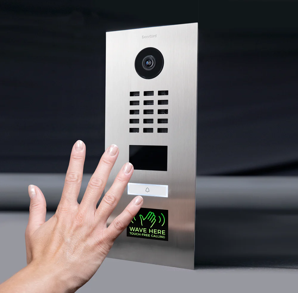 DoorBird D2101TFV Flush Mount IP Video Door Station, 1 Call Button in  Stainless Steel V2A - Image 3