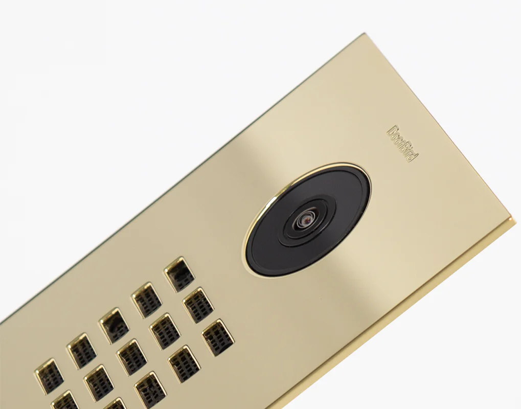 DoorBird D2101V IP Video Door Station, 1 Call Button in Brass - Image 3