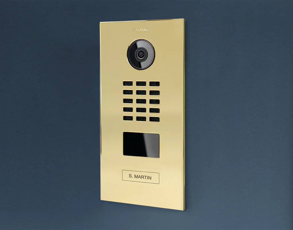 DoorBird D2101V IP Video Door Station, 1 Call Button in Brass - Image 5