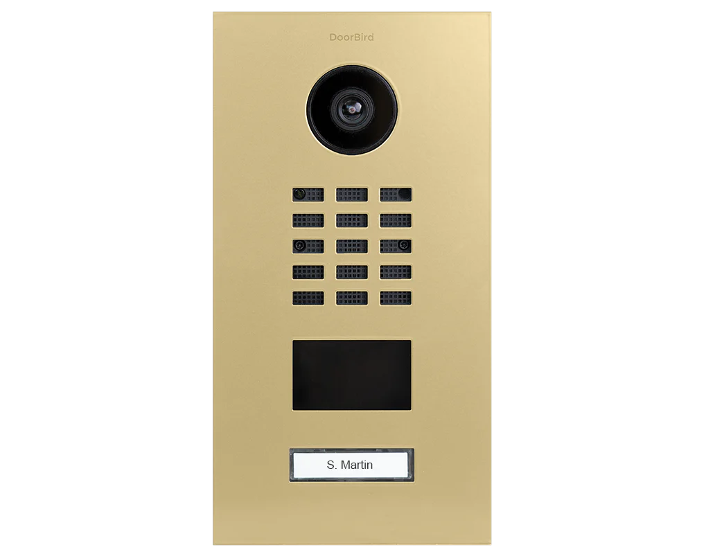 DoorBird D2101V IP Video Door Station, 1 Call Button in Beige, RAL 1001 - Image 2