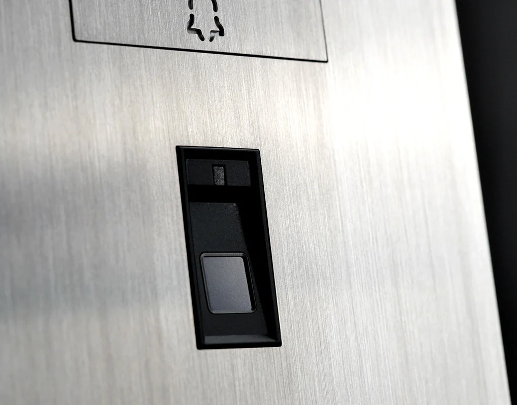 DoorBird D2102FV Fingerprint 50 IP Video Door Station, 2 Call Button in Architectural Bronze - Image 4
