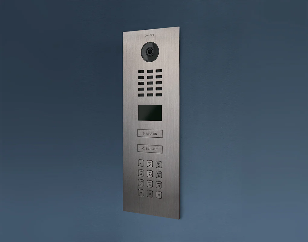 DoorBird D2102KV IP Video Door Station, 2 Call Buttons in Architectural Bronze - Image 3