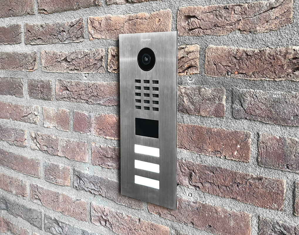 DoorBird D2103V IP Video Door Station, 3 Call Button in Chrome - Image 4