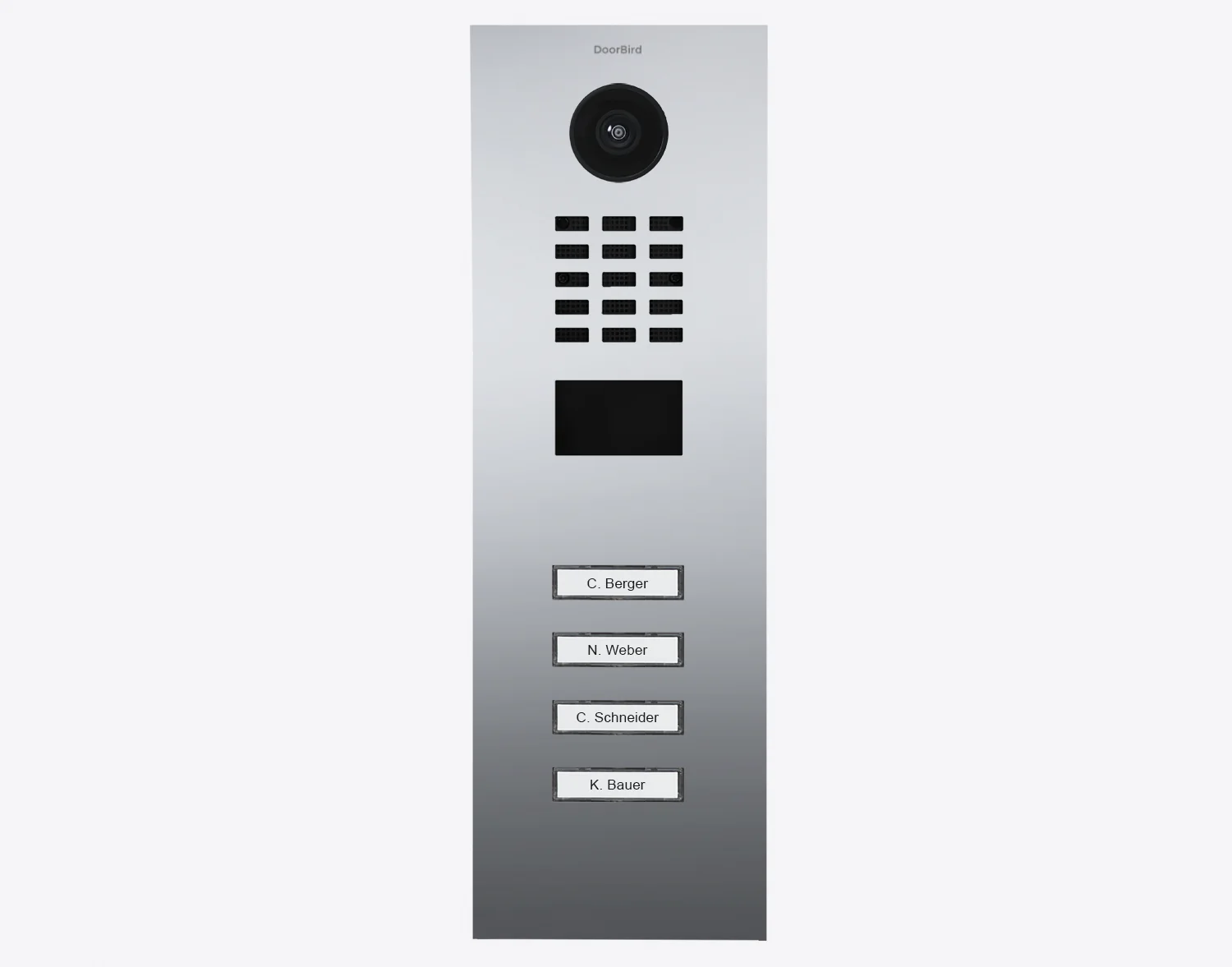 DoorBird D2104V IP Video Door Station, 4 Call Buttons in Chrome - Image 4
