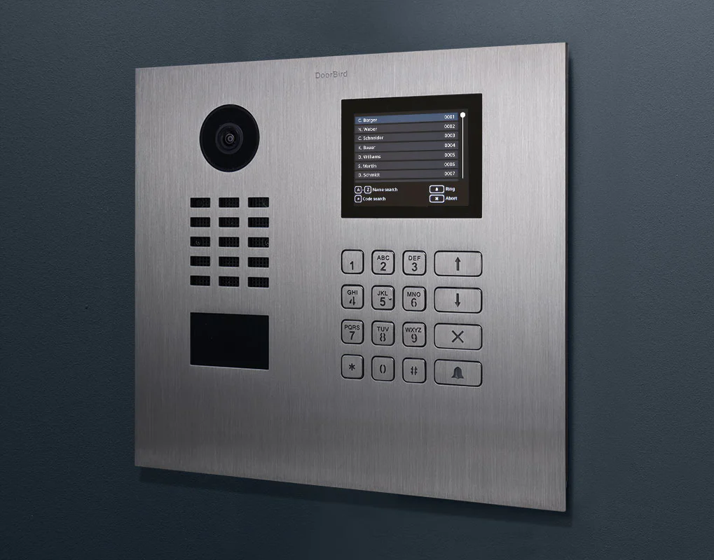 DoorBird D21DKH IP Video Door Station, Multi Tenant Residences Up to 500 Units in Chrome - Image 2
