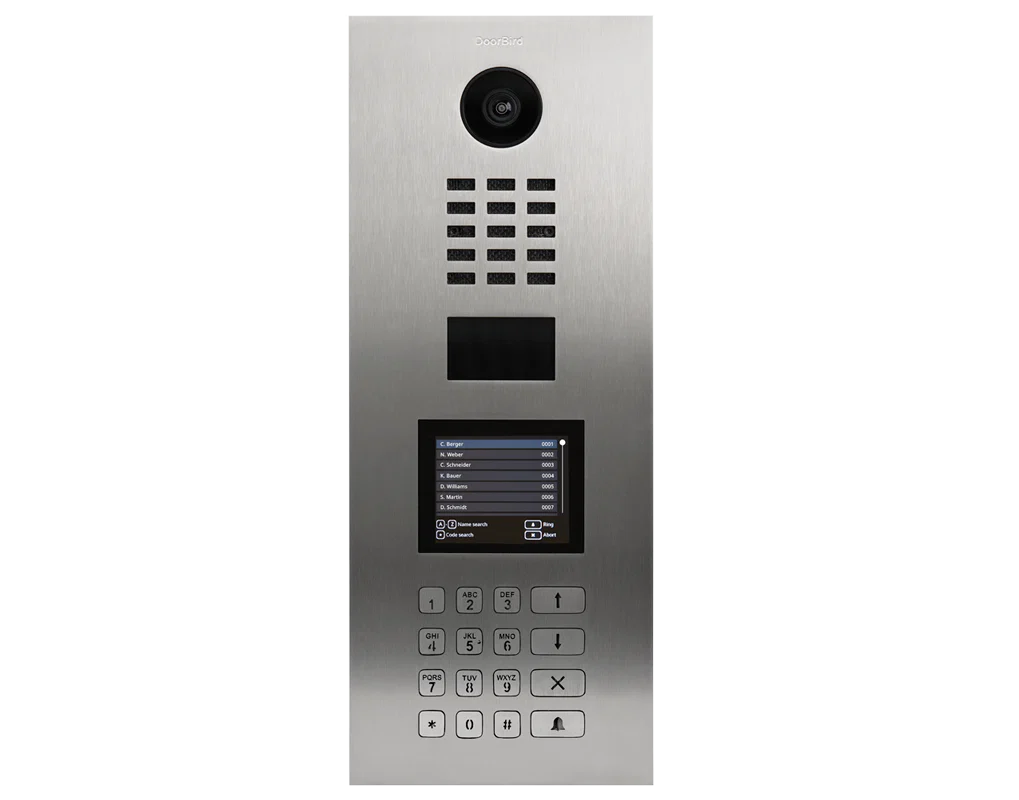 DoorBird D21DKV IP Video Door Station, Multi Tenant Residences Up to 500 Units in Real Burnished Brass - Image 3