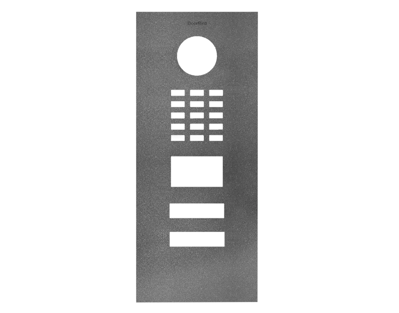 DoorBird Front Panel for D2102V in DB 703 Stainless Steel - Image 2