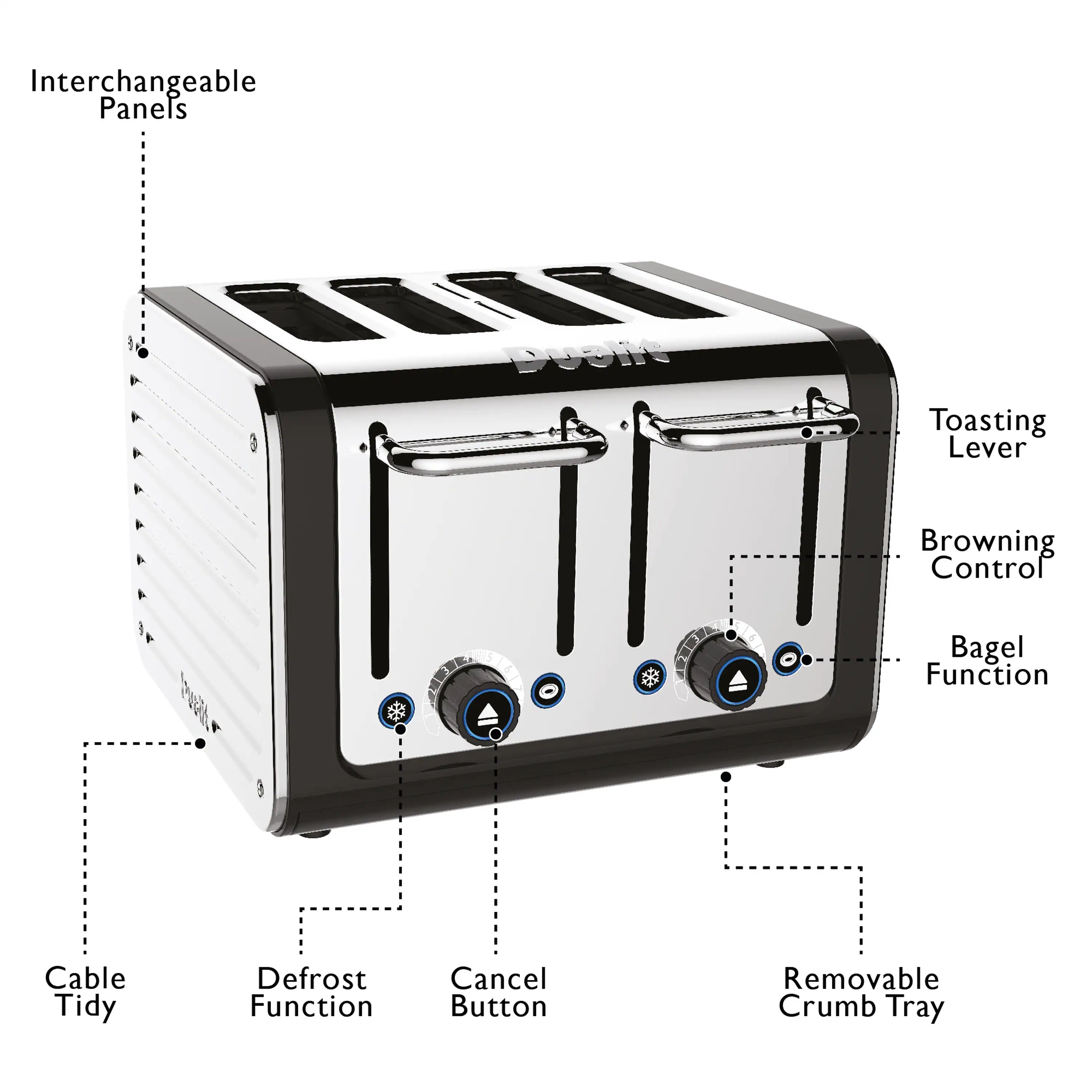 Dualit Design Series 4-Slice Toaster (46555) - Image 13