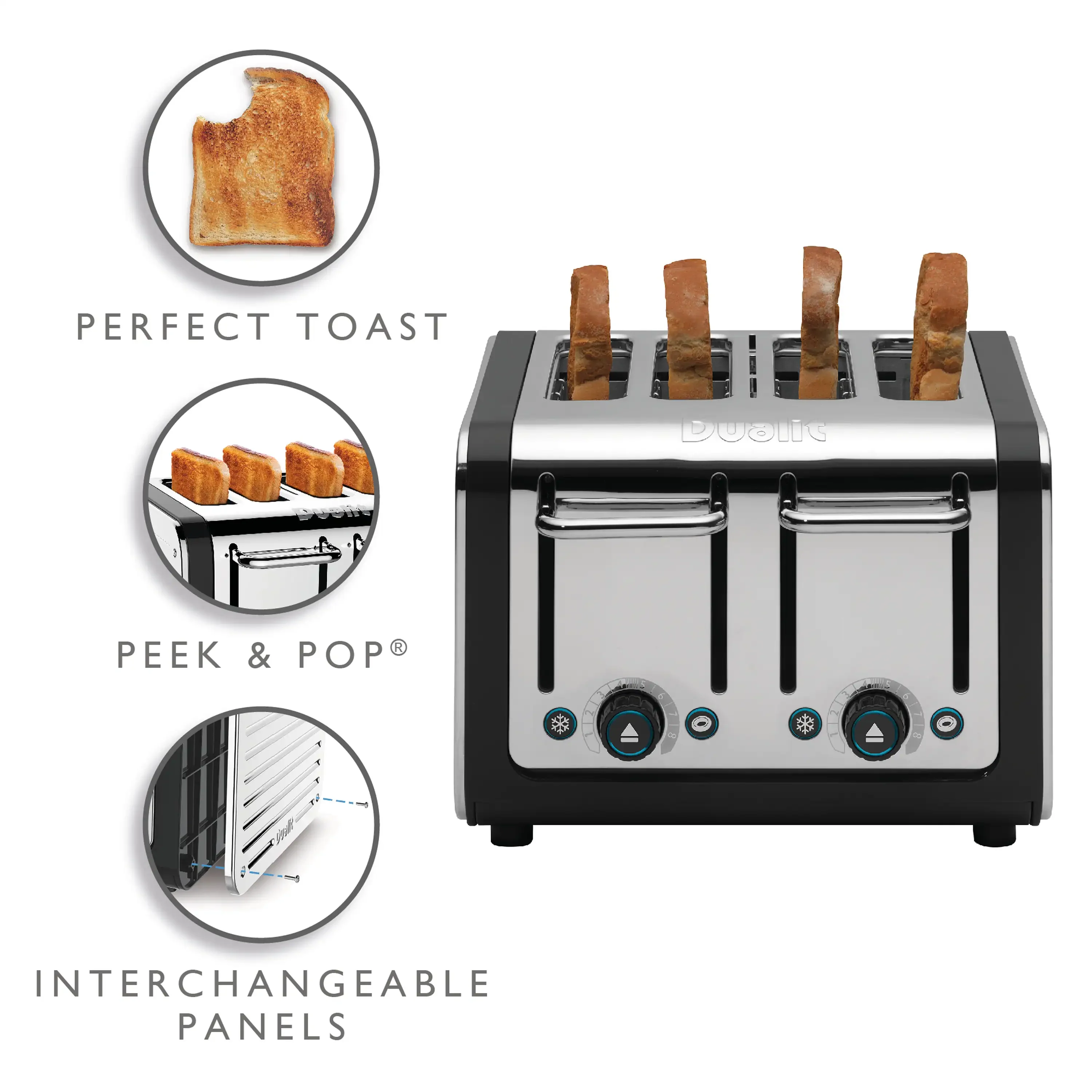 Dualit Design Series 4-Slice Toaster (46555) - Image 6