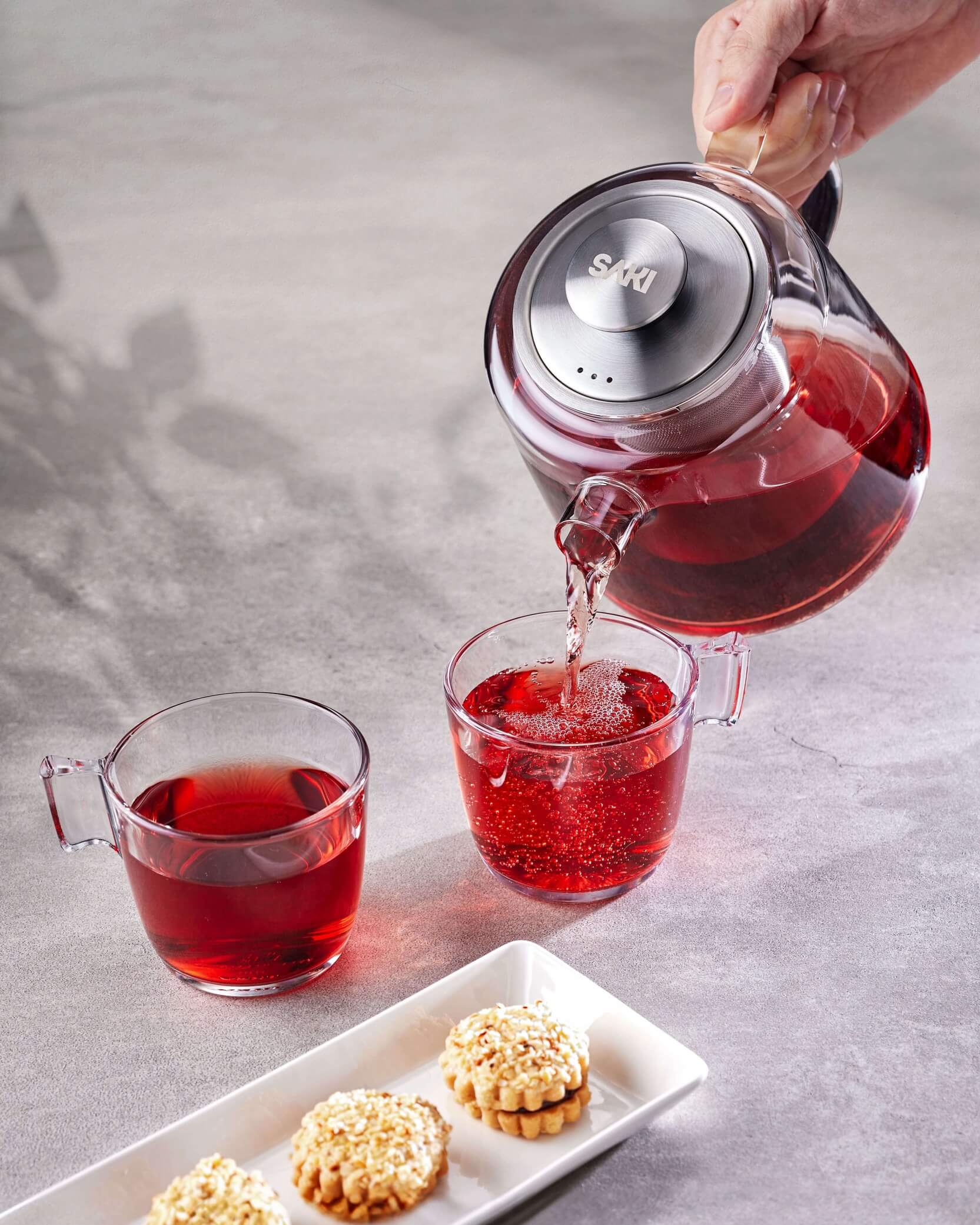 SAKI Chaiovar Electric Samovar - 4L Stainless Steel Electric Tea Maker, Temperature Display, Large Ceramic Teapot, Boil Dry & Auto Shut Off, Best for Persian, Russian, and Turkish Tea - Image 6