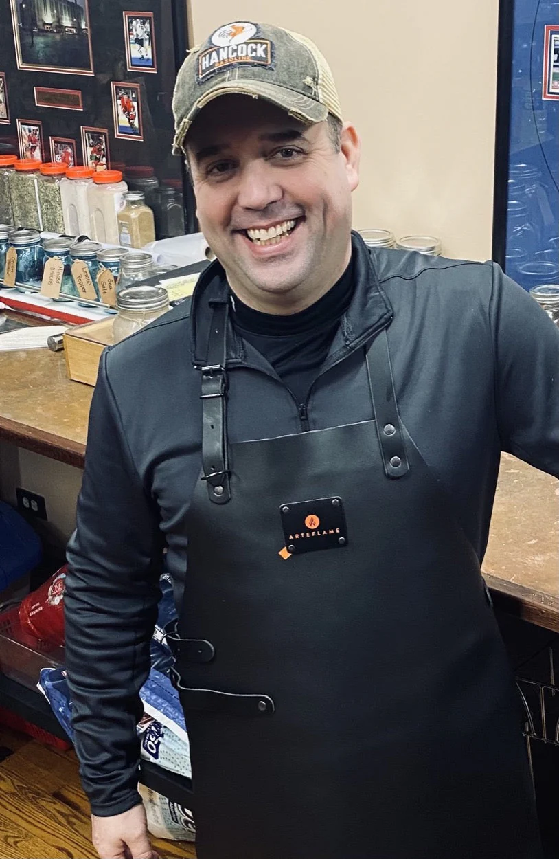Arteflame Elevate Your Grilling Experience with Fine Leather Grill Aprons (AFAPRONBLK) - Image 5