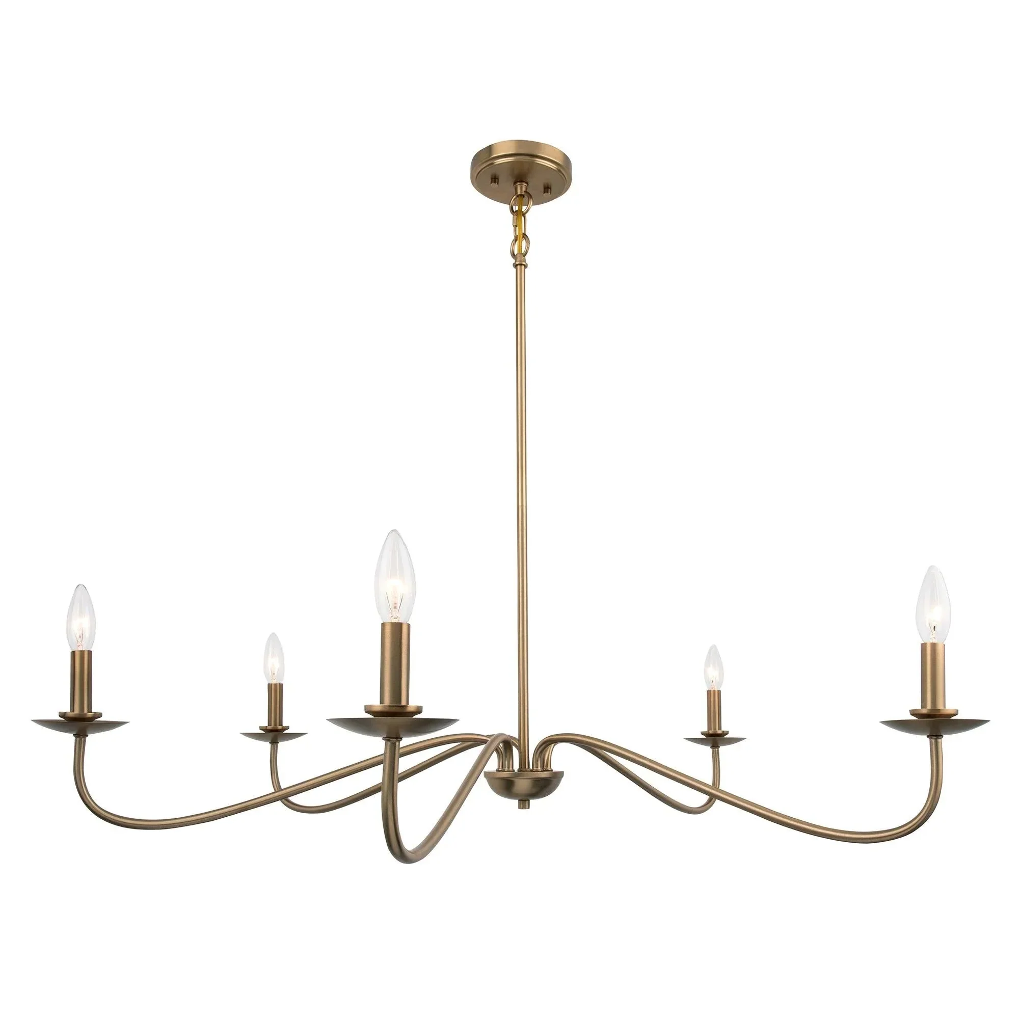 Parrot Uncle Ellie 5-Light Elegant Industrial Dimmable Chandelier - Image 12