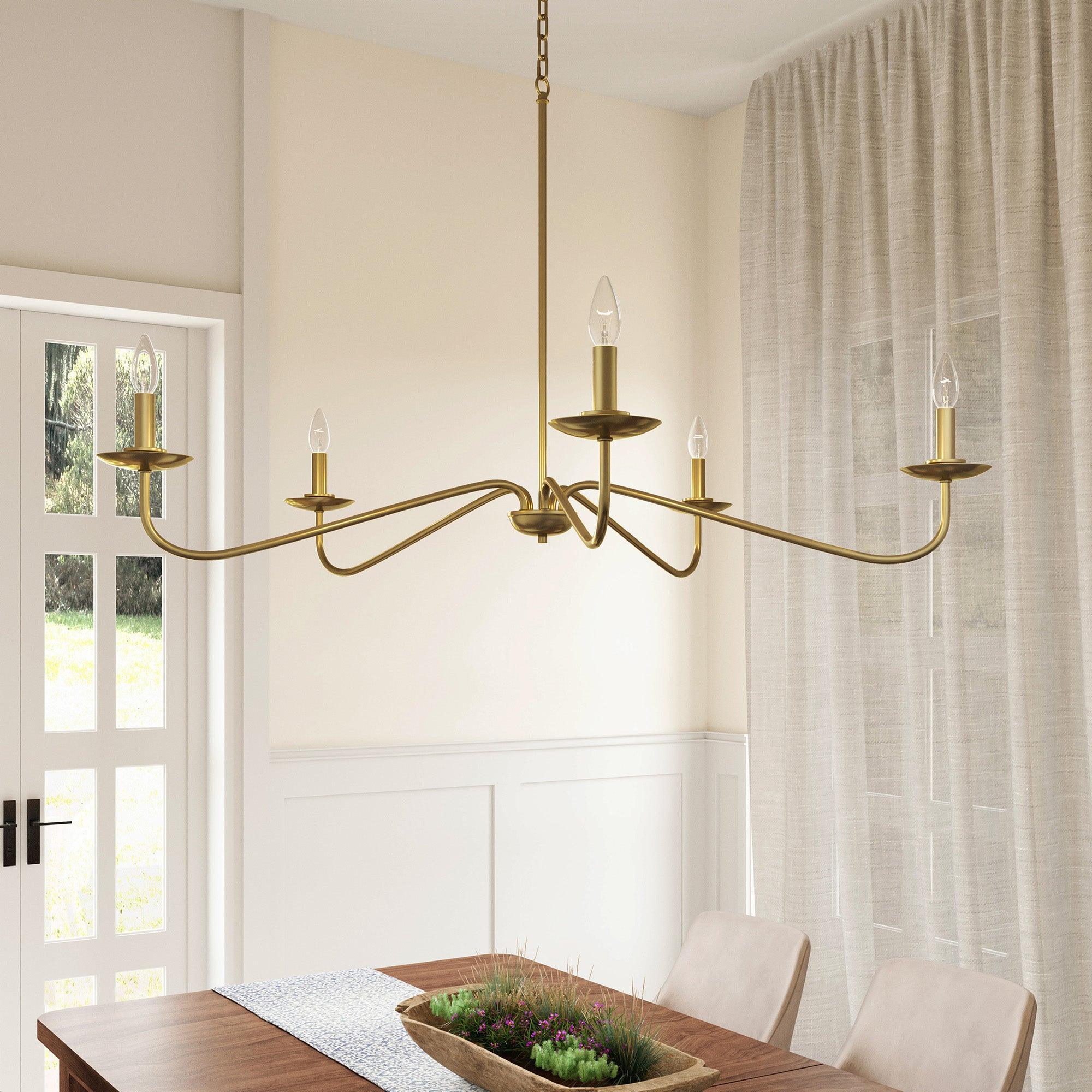 Parrot Uncle Ellie 5-Light Elegant Industrial Dimmable Chandelier - Image 14