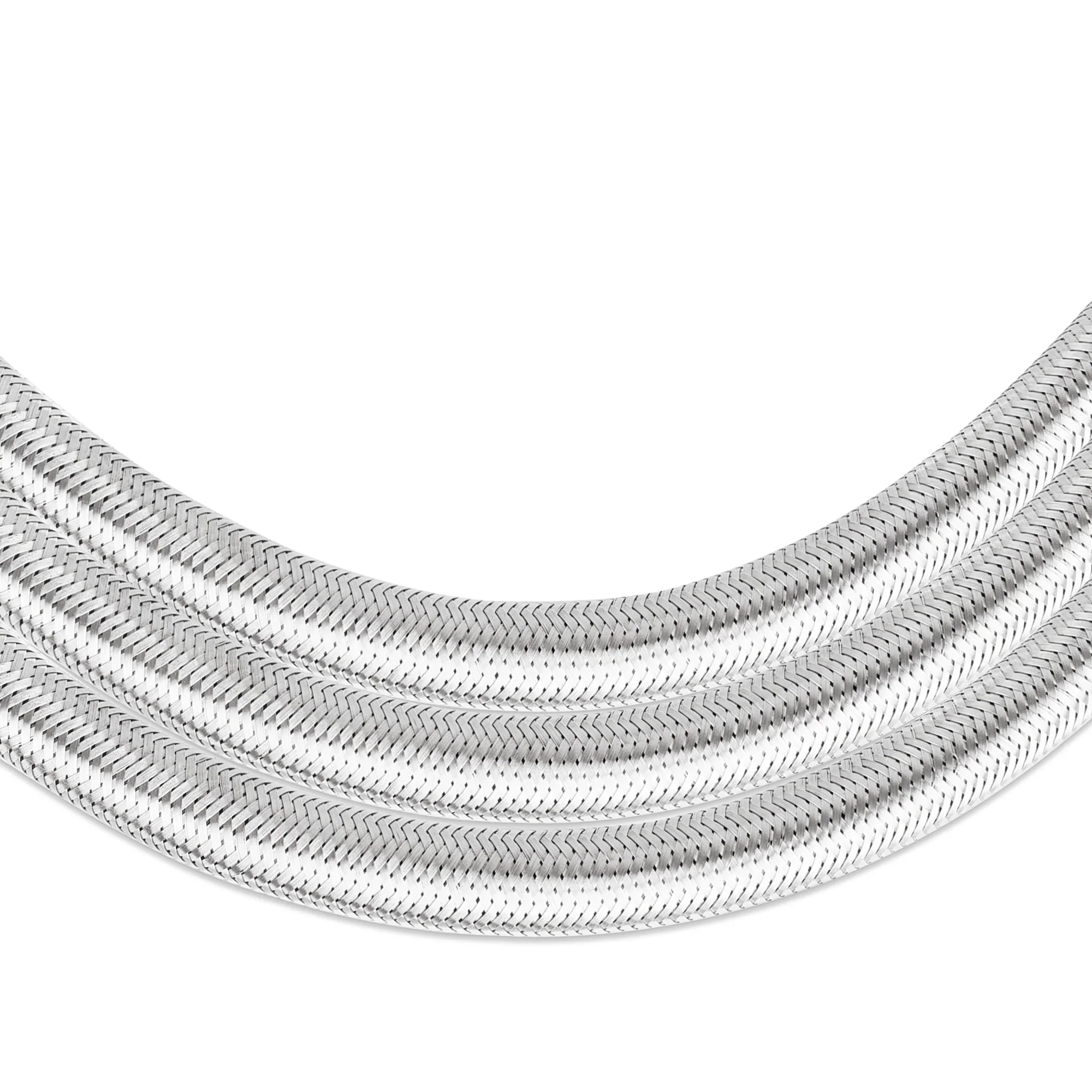 Empava 5 ft. Braided Propane Hose in Stainless Steel (EMPV-50EH41) - Image 3