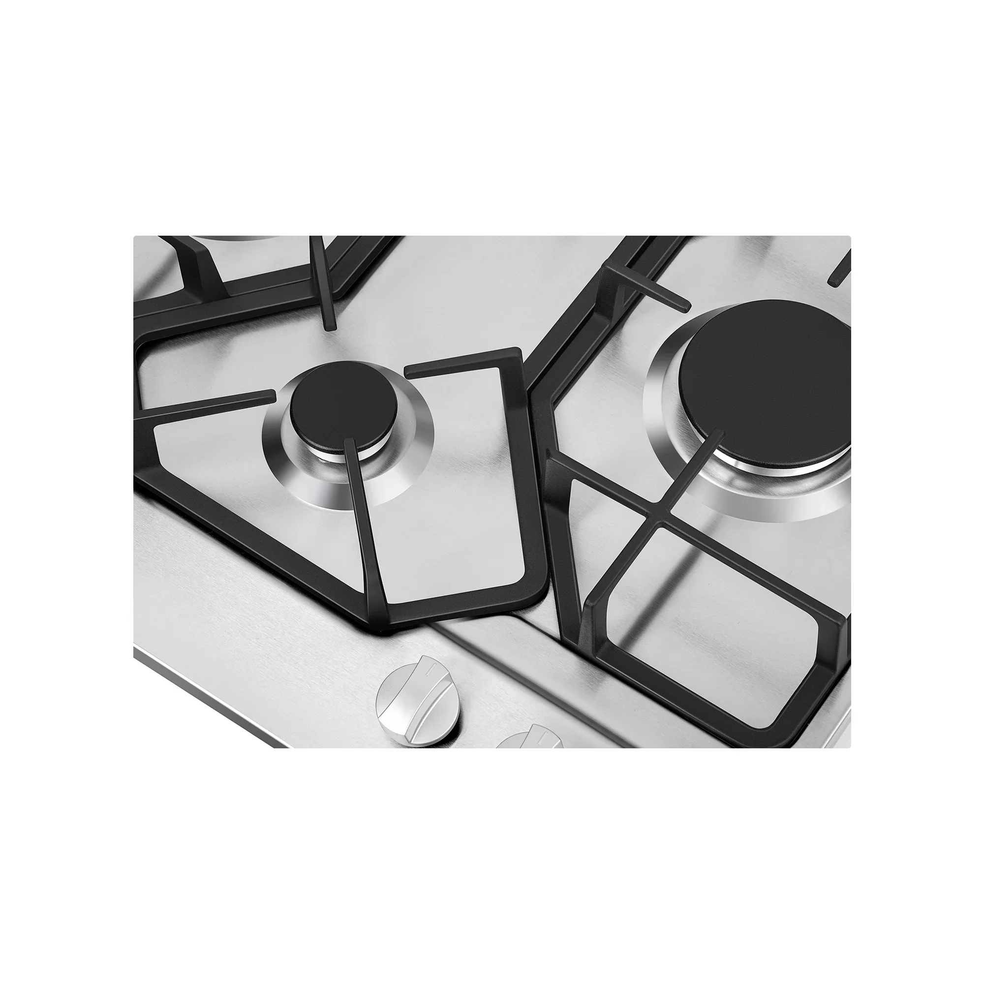 Empava 24-Inch Built-in Natural Gas Cooktops with 4 Burners in Stainless Steel (EMPV-24GC4B67A) - Image 5