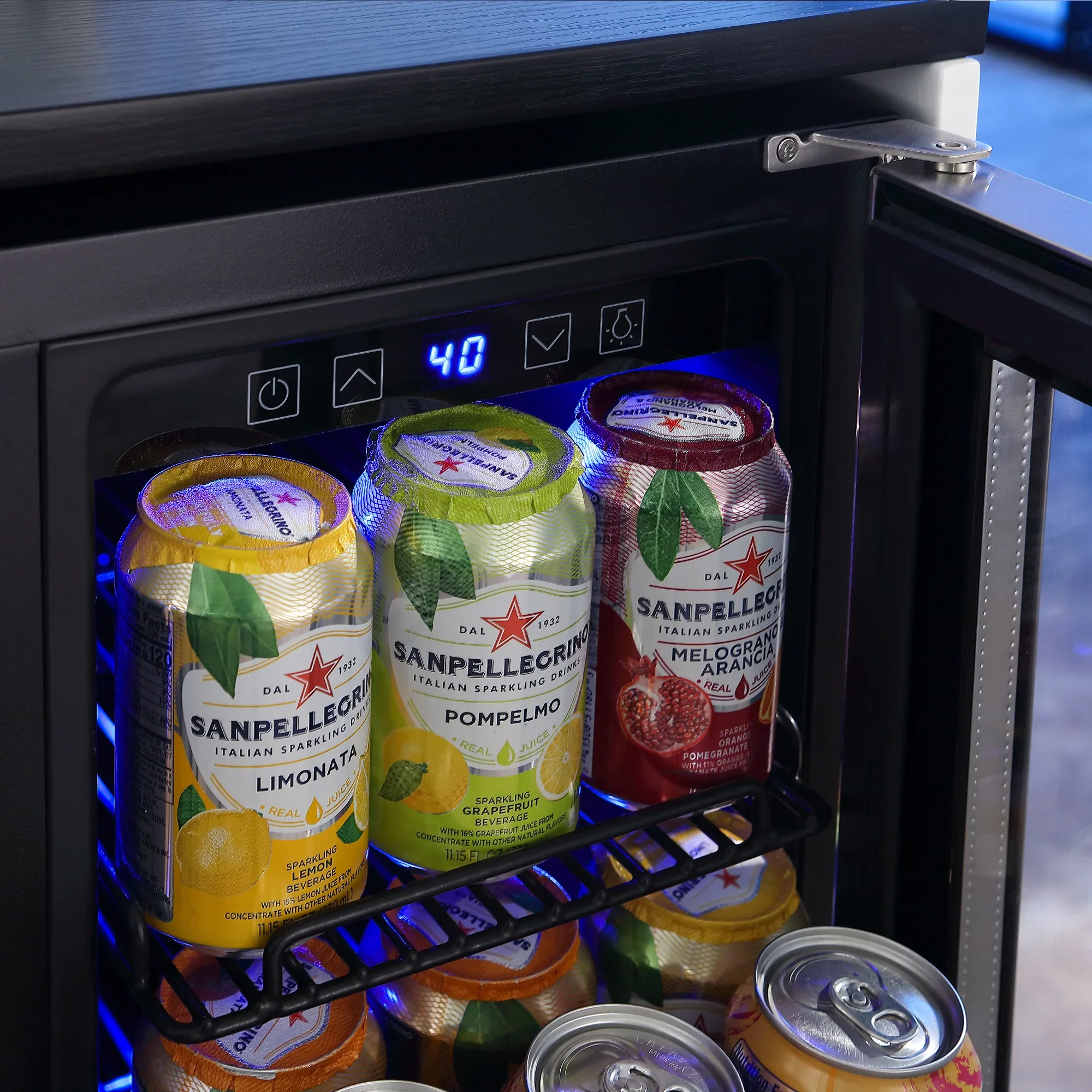 Empava 24-Inch Dual Zone Freestanding Built-In Wine Cooler and Beverage Fridge in Stainless Steel with Glass door (EMPV-BR03D) - Image 7