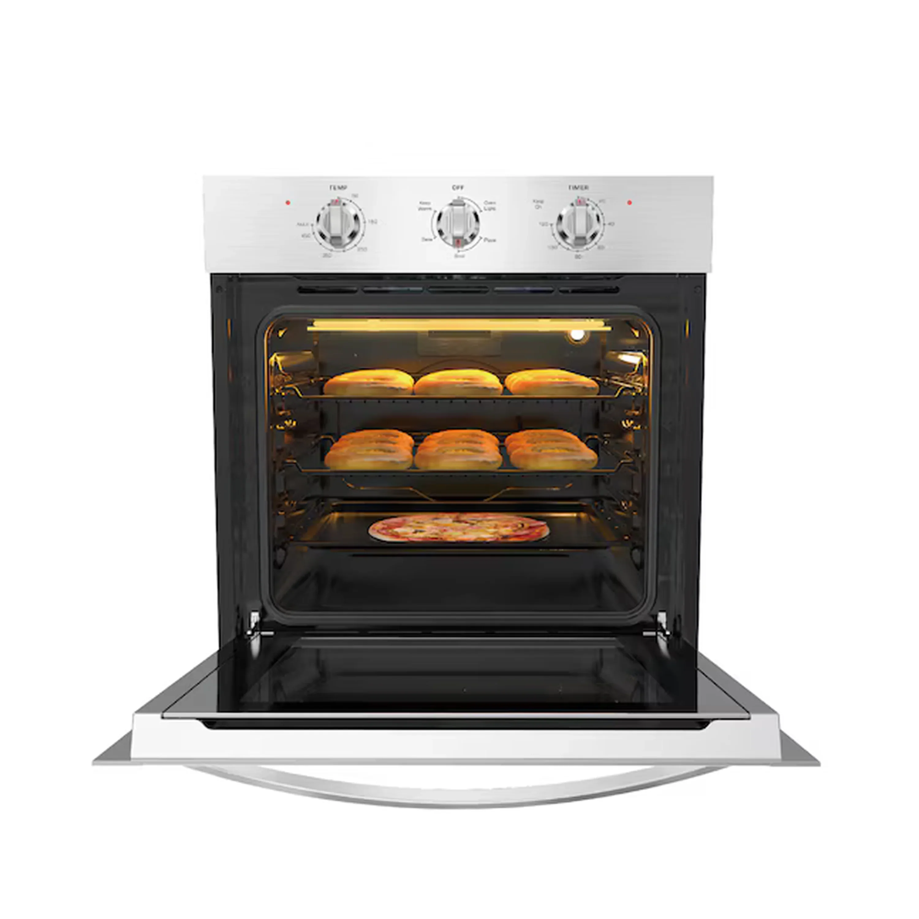 Empava 24-Inch Single Electric Wall Oven in Stainless Steel (EMPV-24WOE40L) - Image 4