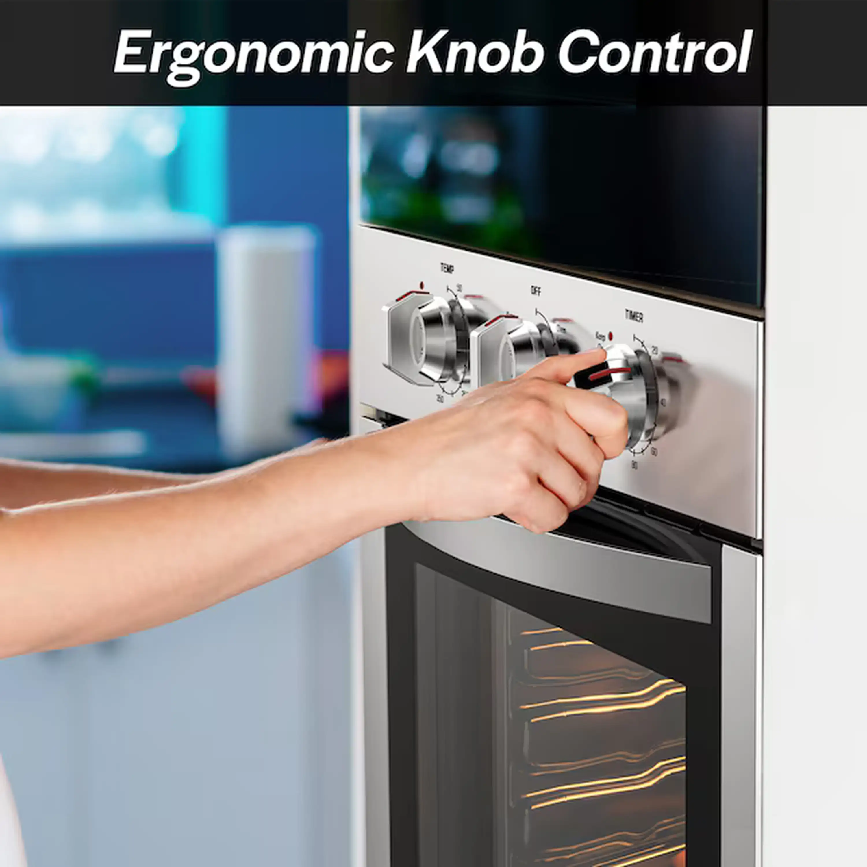 Empava 24-Inch Single Electric Wall Oven in Stainless Steel (EMPV-24WOE40L) - Image 7