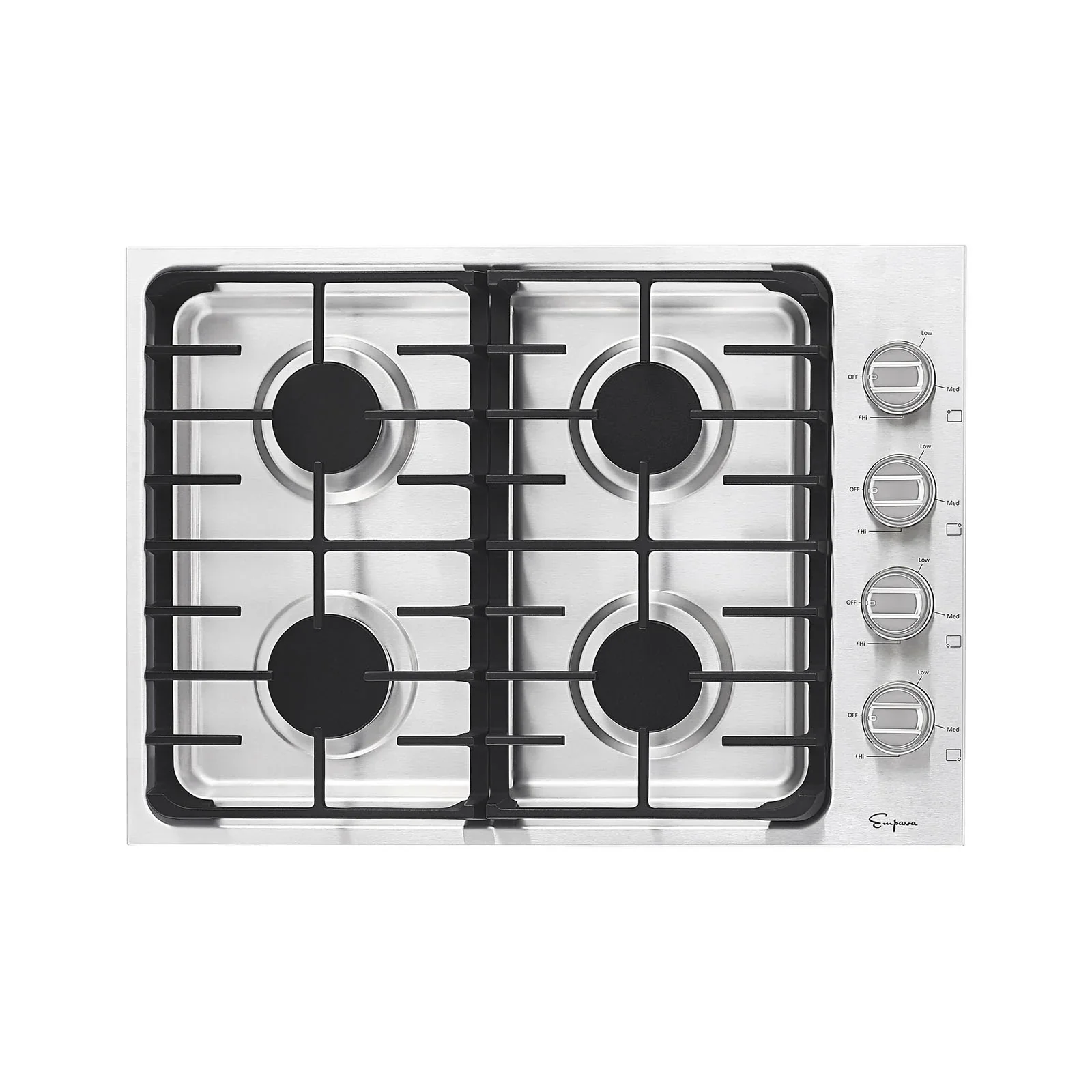 Empava 30-Inch Built-In Natural Gas Cooktop in Stainless Steel  (EMPV-30GC33) - Image 3