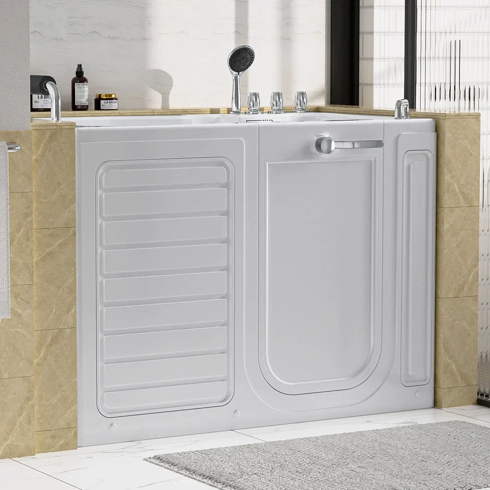 Empava 54-Inch Alcove Soaking Walk-in Tub with Right Drain (EMPV-54WIT09) - Image 4
