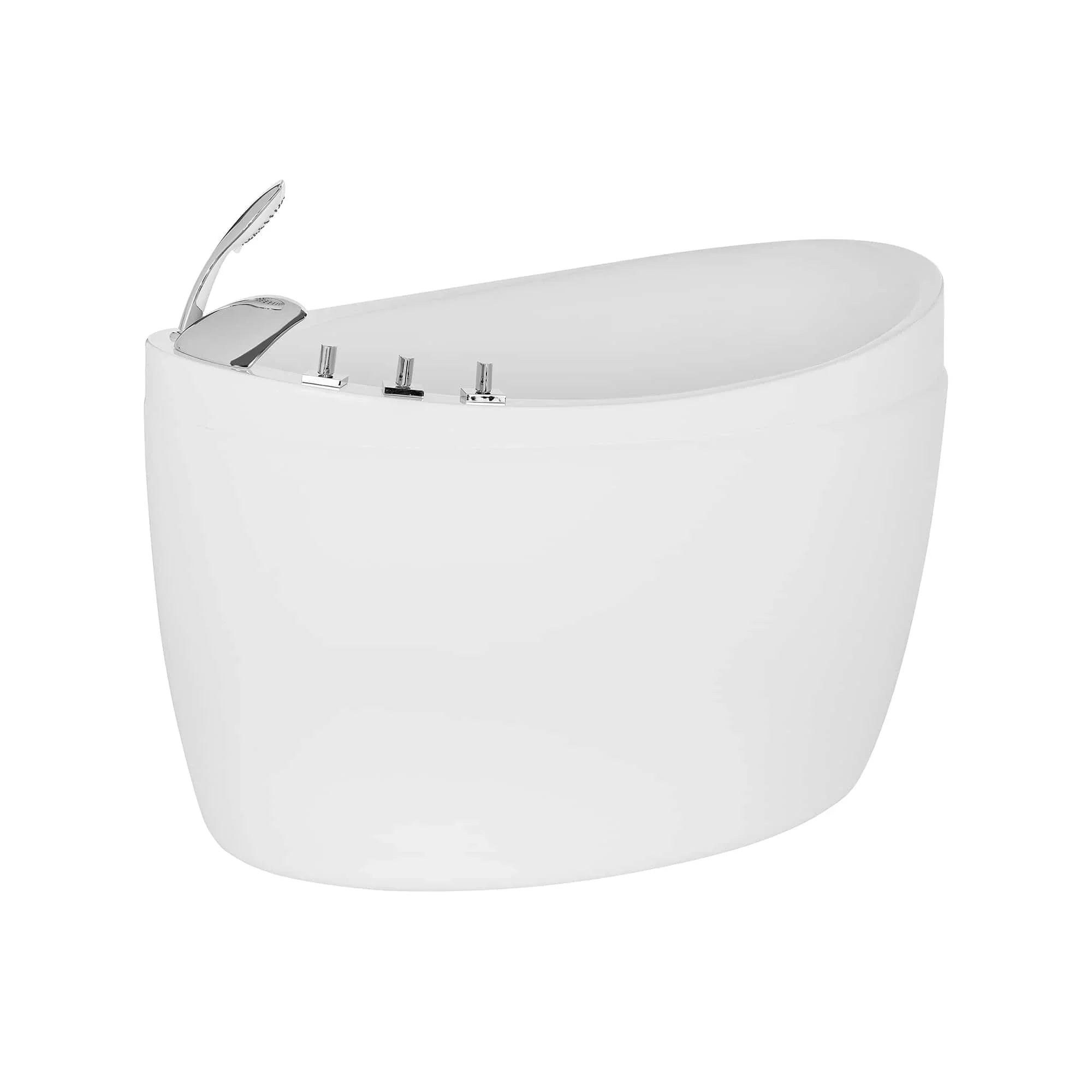 Empava 59-Inch Freestanding Japanese-Style Soaking Tub with Reversible Drain (EMPV-59FT002) - Image 4