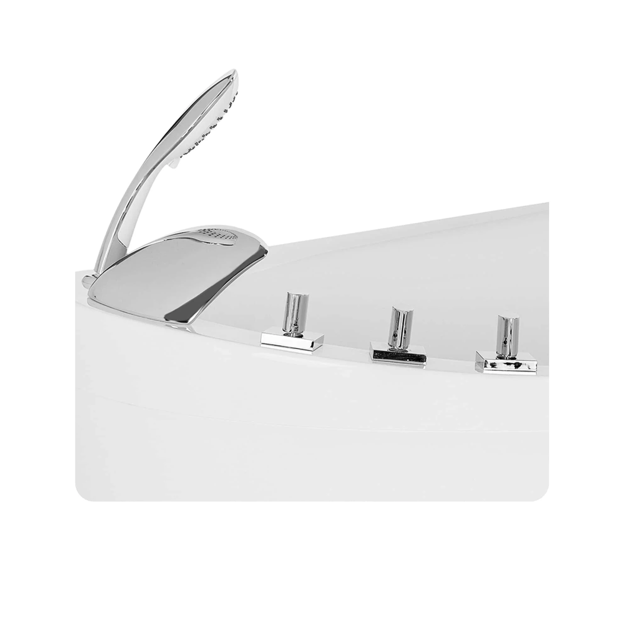 Empava 59-Inch Freestanding Japanese-Style Soaking Tub with Reversible Drain (EMPV-59FT002) - Image 8