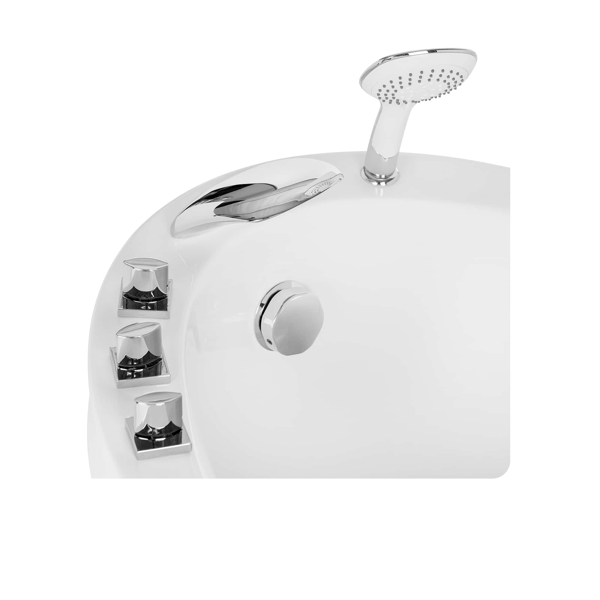 Empava 59-Inch Freestanding Japanese-Style Soaking Tub with Reversible Drain (EMPV-59FT002) - Image 9