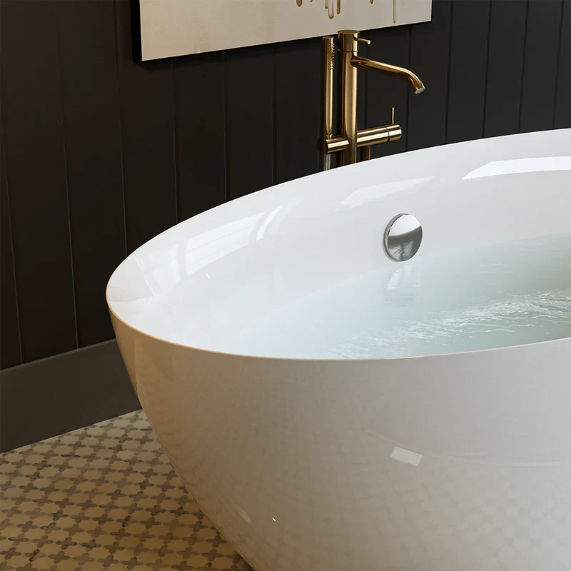 Empava 71-Inch Freestanding Soaking Tub with Center Drain (EMPV-71FT1503) - Image 7