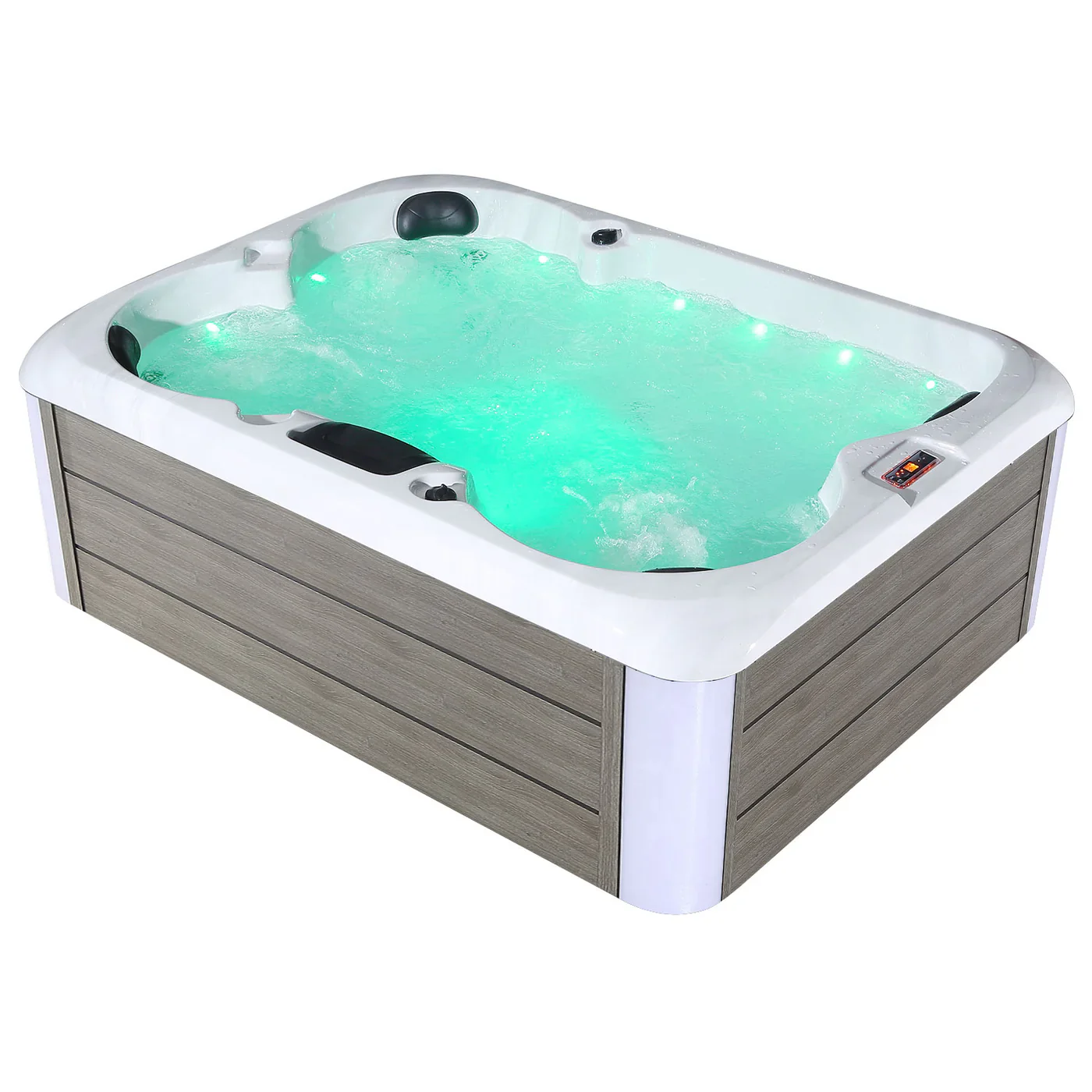 Empava Luxury Freestanding 4-Person Rectangle Outdoor Hot Tub (EMPV-SPA3527) - Image 4