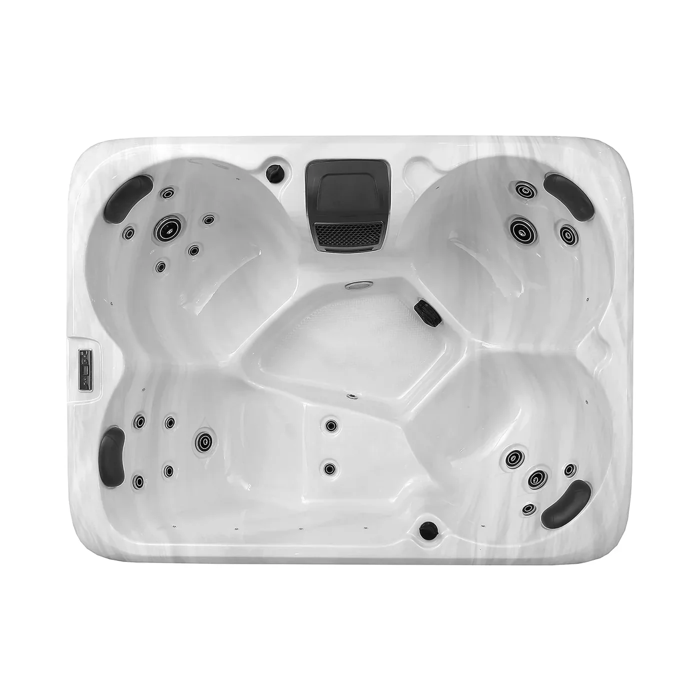 Empava Luxury Freestanding 4-Person Rectangle Outdoor Hot Tub (EMPV-SPA3527) - Image 9