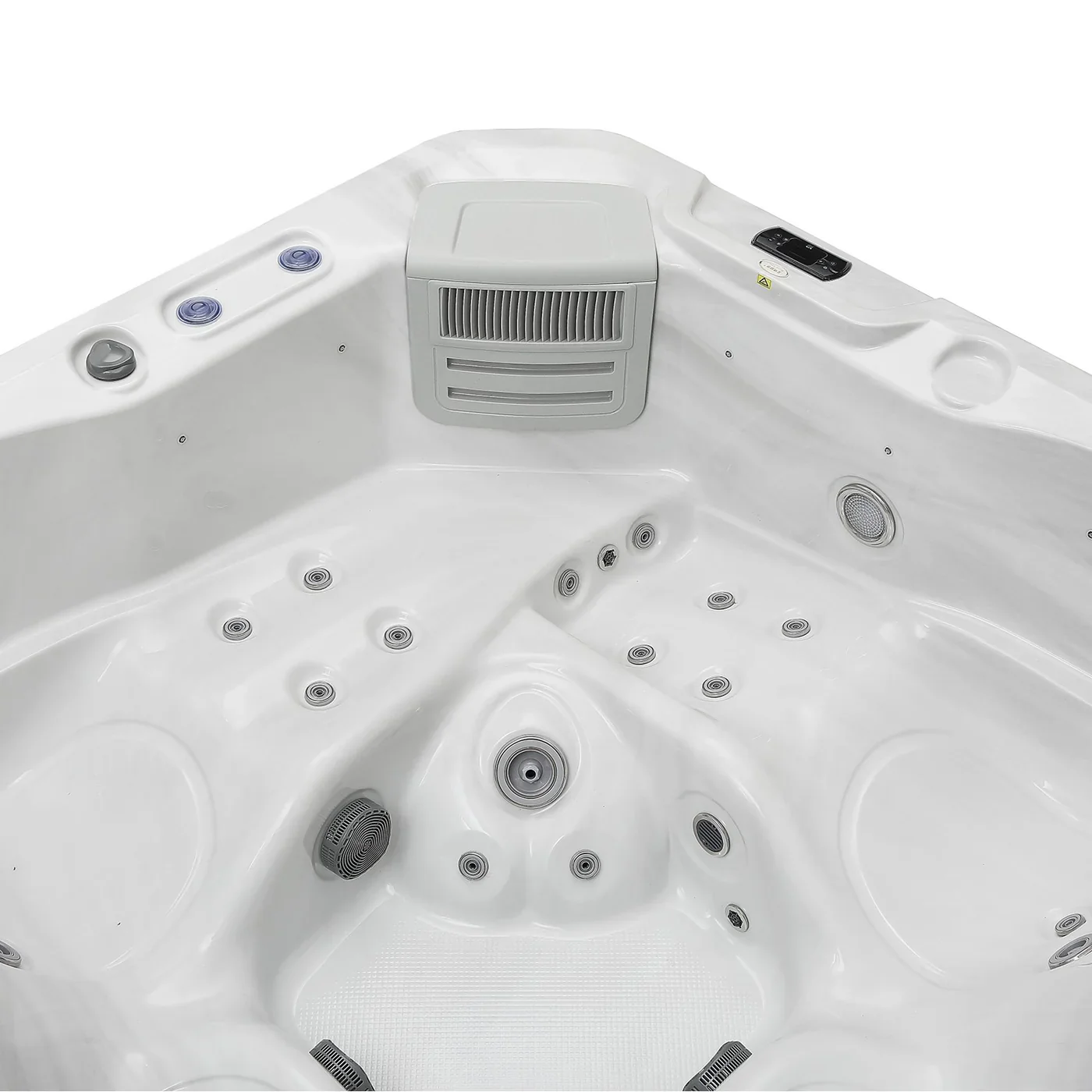 Empava Luxury Freestanding 5-Person Square Outdoor Hot Tub (EMPV-SPA3528) - Image 7