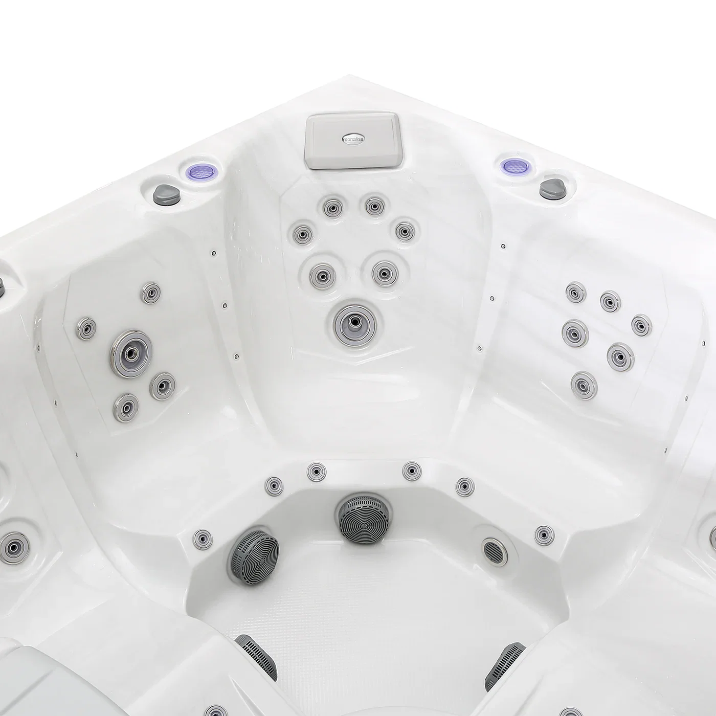 Empava Luxury Freestanding 6-Person Square Outdoor Hot Tub (EMPV-SPA3550) - Image 11