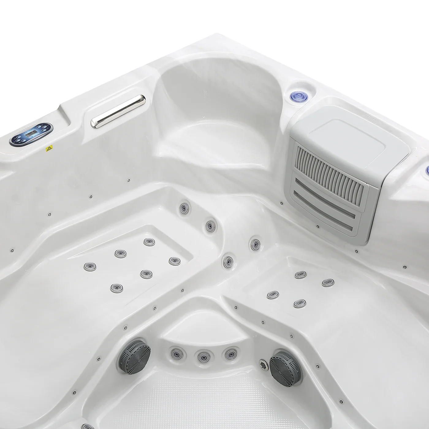 Empava Luxury Freestanding 6-Person Square Outdoor Hot Tub (EMPV-SPA3550) - Image 12