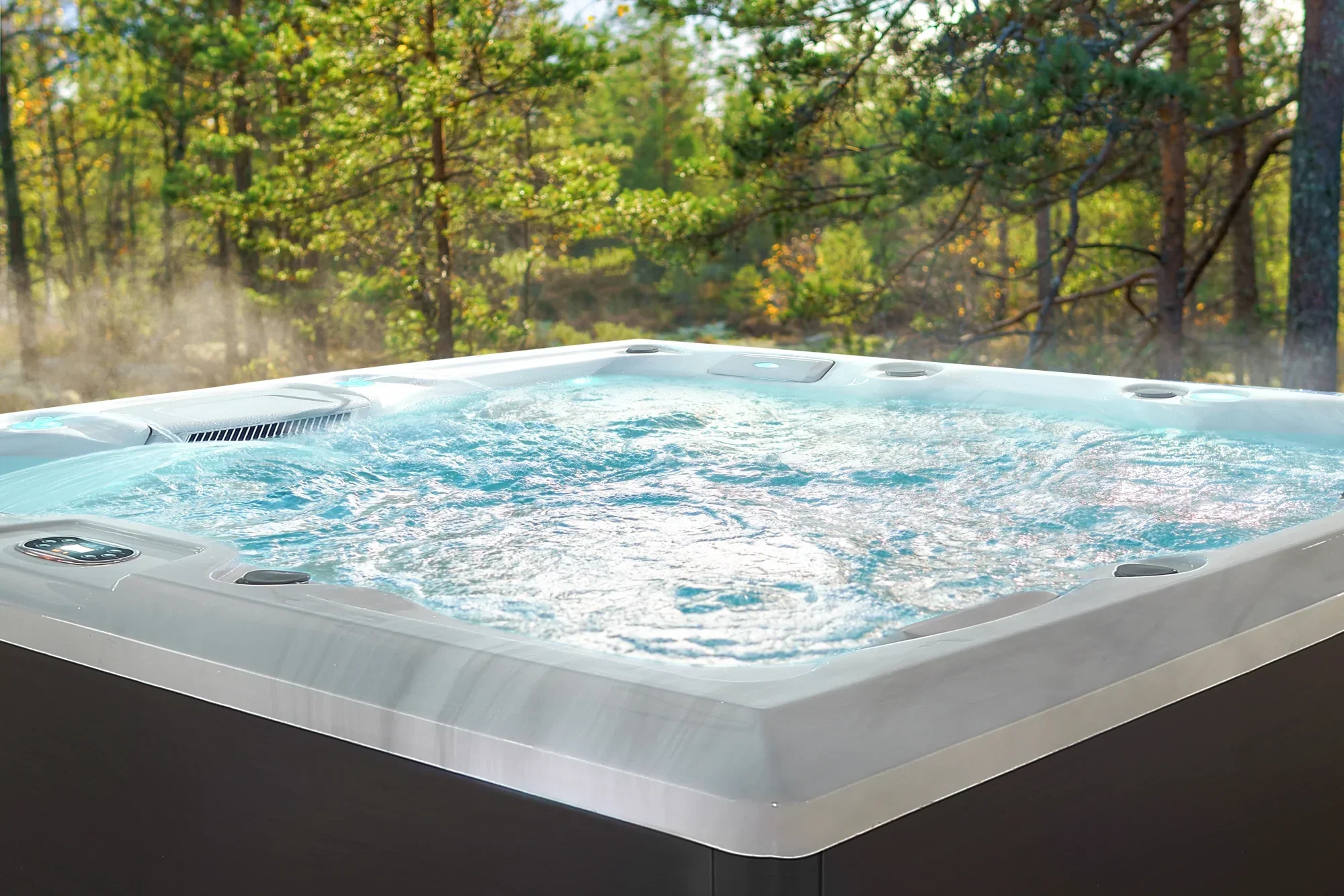 Empava Luxury Freestanding 6-Person Square Outdoor Hot Tub (EMPV-SPA3550) - Image 2